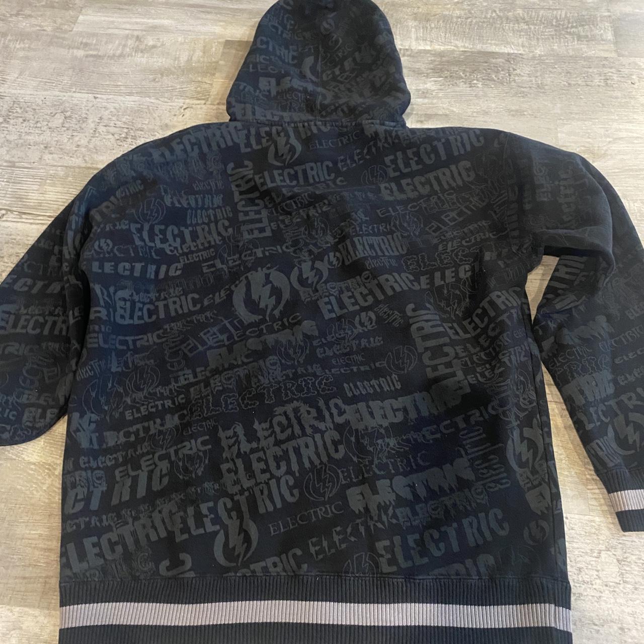 Men's Grey and Black Hoodie | Depop