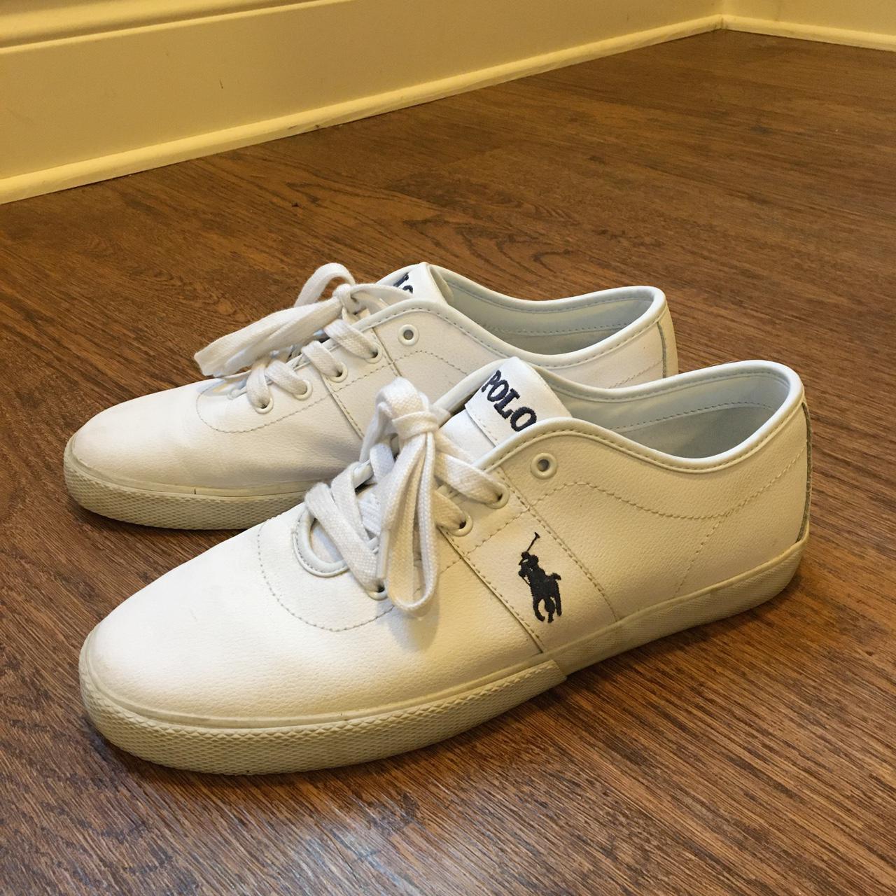 ralph lauren white sneakers