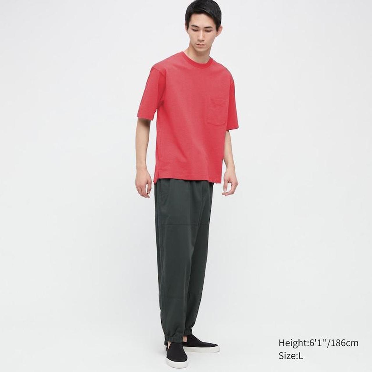 Uniqlo men's crew neck t shirt hot sale