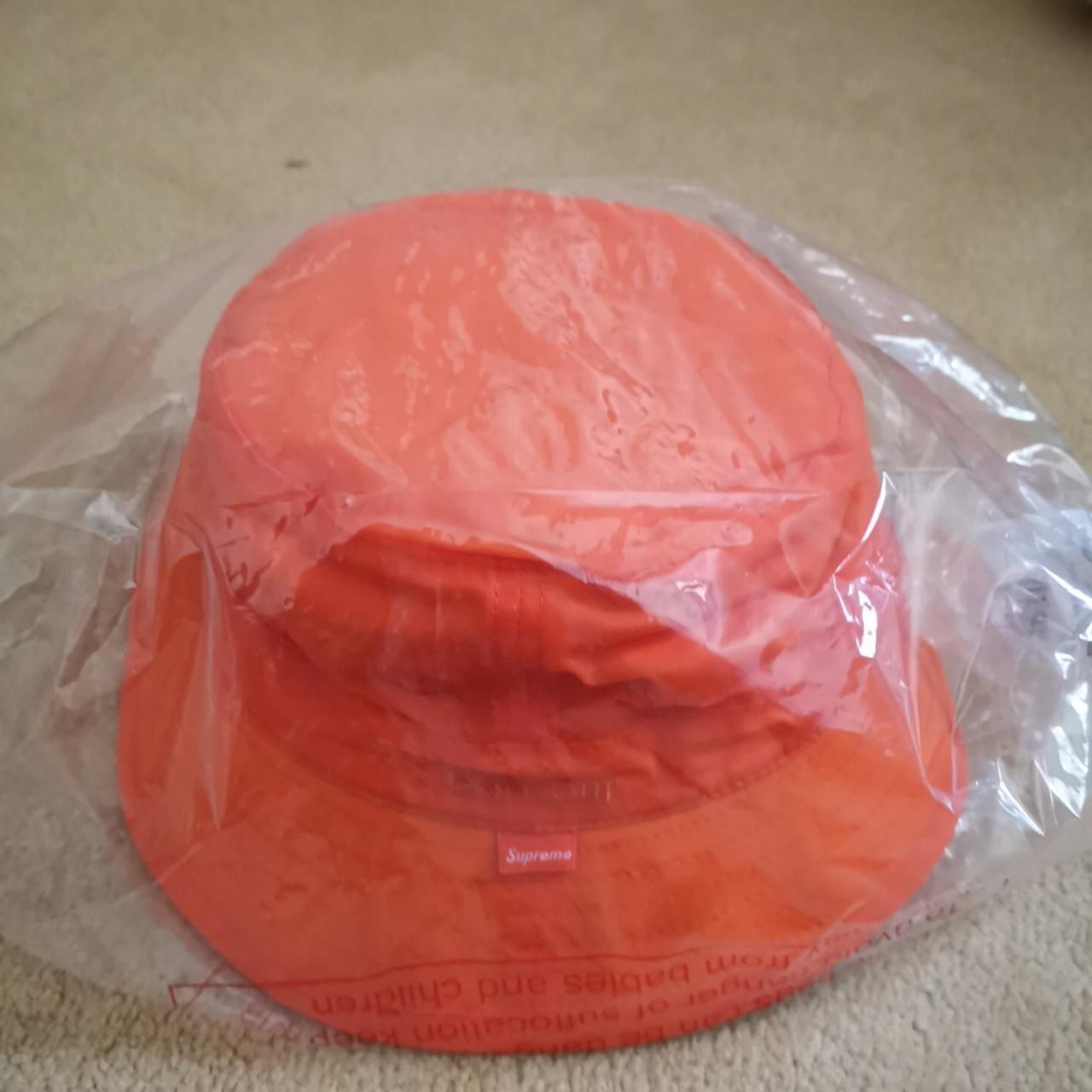 Supreme Barbour Waxed Cotton ハット オレンジ Supreme Barbour Waxed Cotton Crusher Orange. Sold | Depop