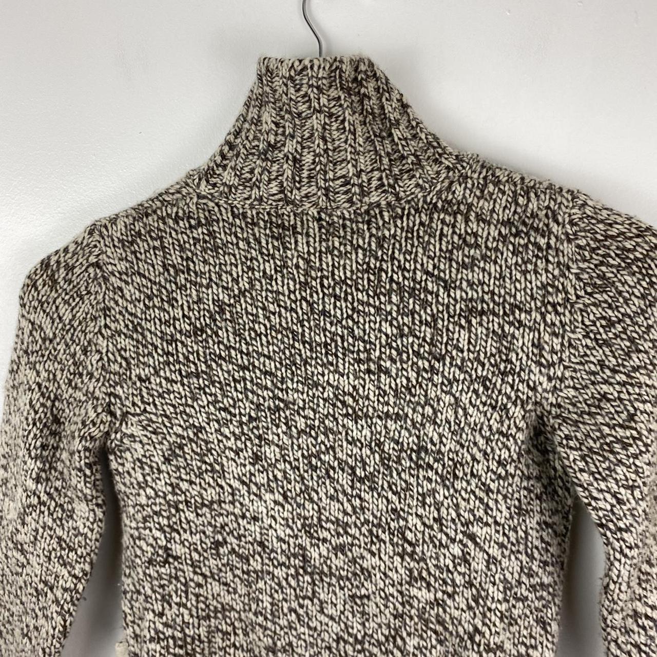 Just Chunky Knit Button Up Jumper Knitted Cardigan... - Depop