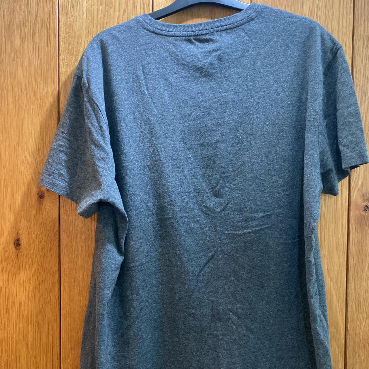 Polo Ralph Lauren Men's Grey and Blue T-shirt | Depop