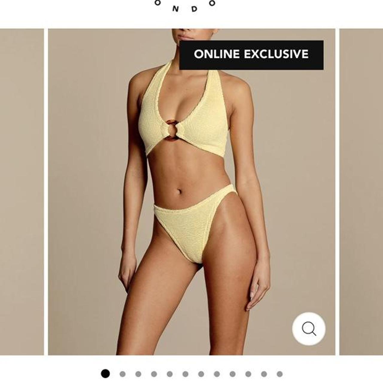 Hunza G coco bikini in butter (yellow) Worn a... Depop