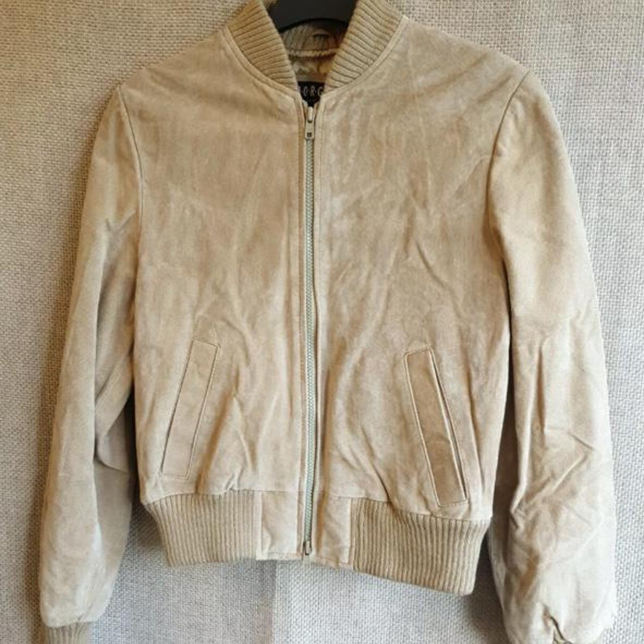 Morgan de toi suede jacket bomber style Such a... - Depop