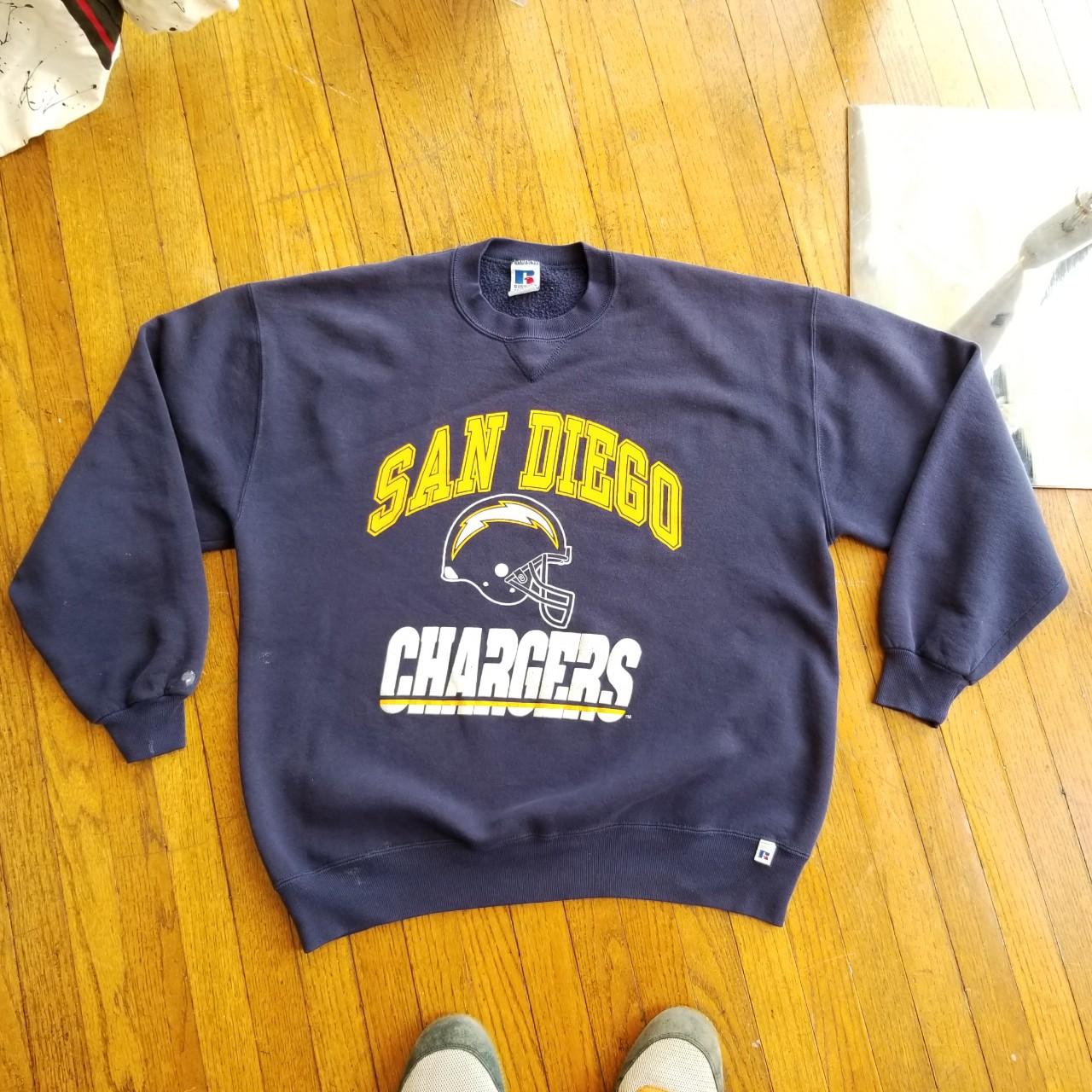 san diego chargers crewneck