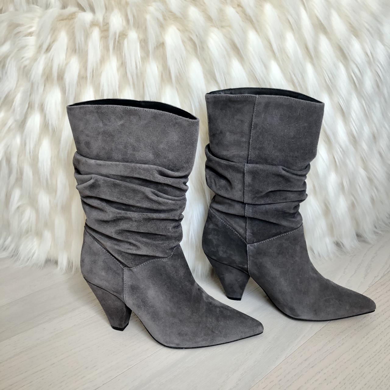 Carvela scrunch suede discount boots