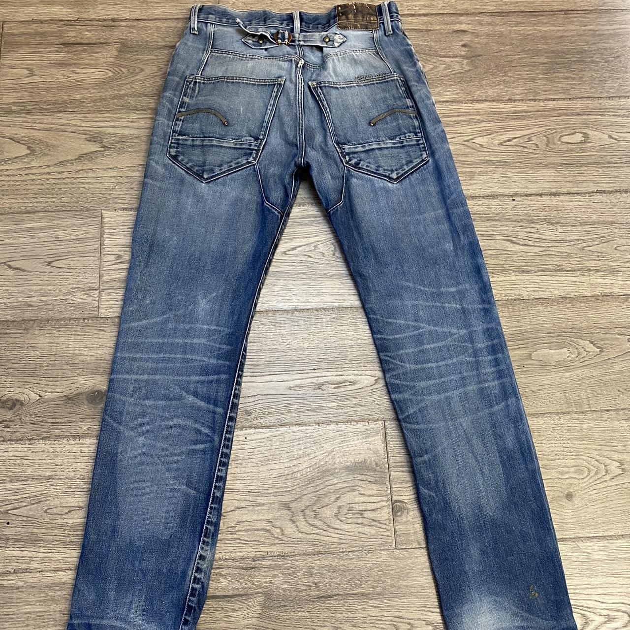 Reclaimed Vintage Men's Blue Jeans | Depop