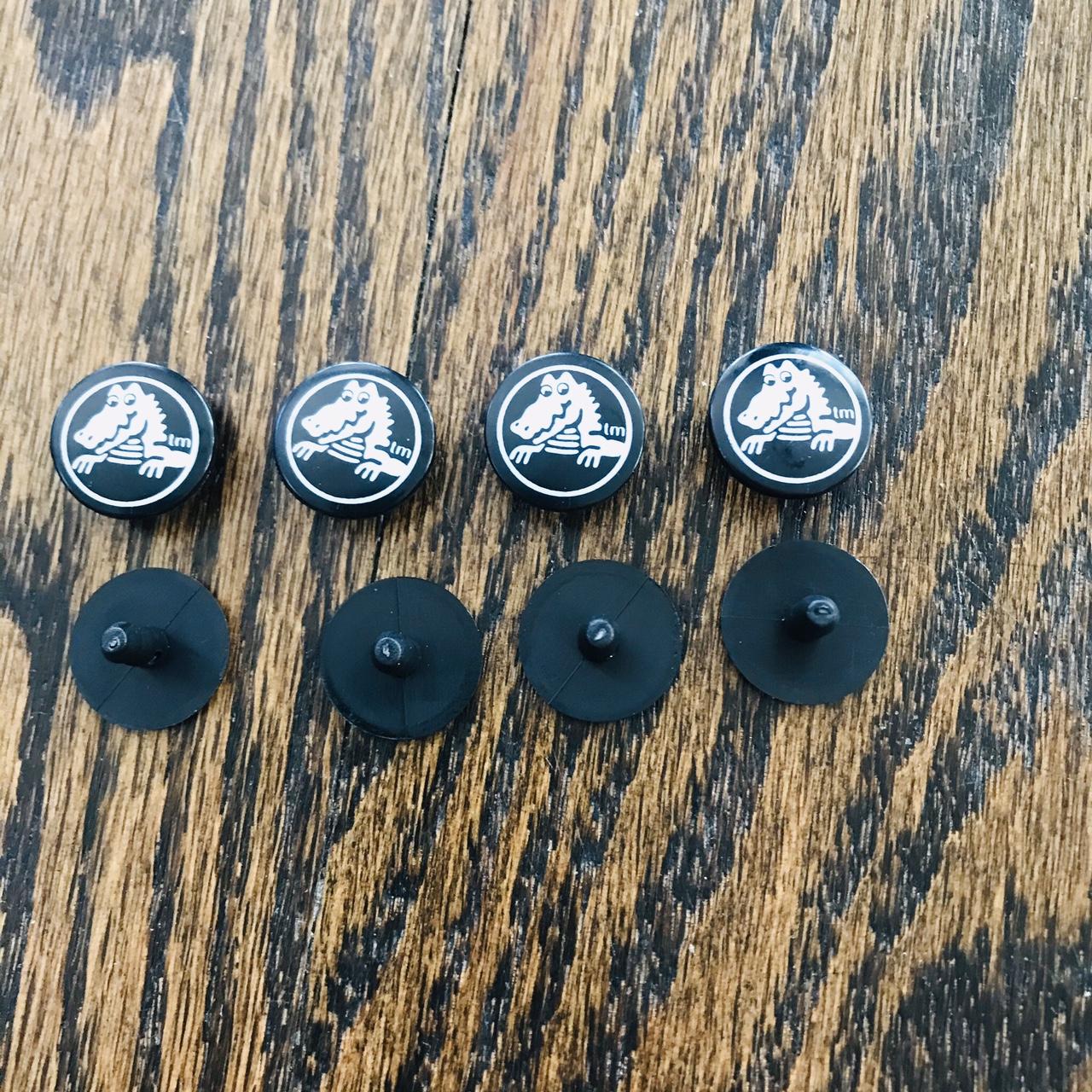Replacement Rivets for Croc Black Set of 4