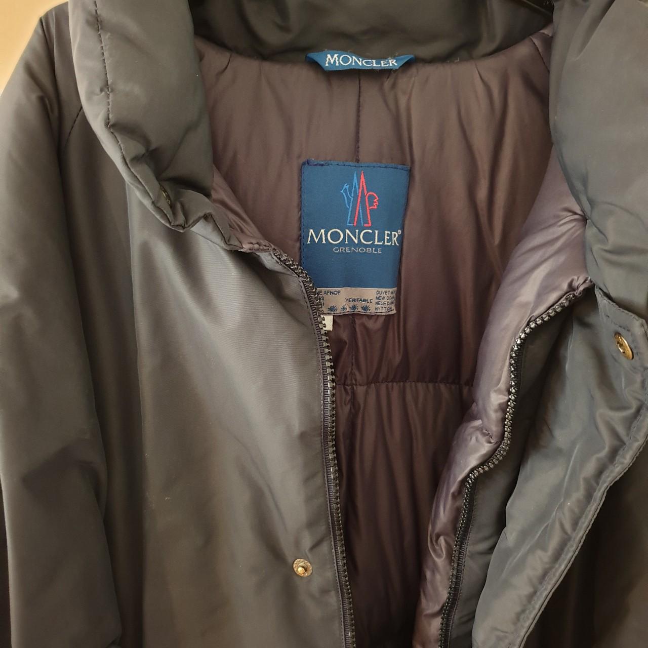Moncler goose down jacket. Made in France. Size says... Depop