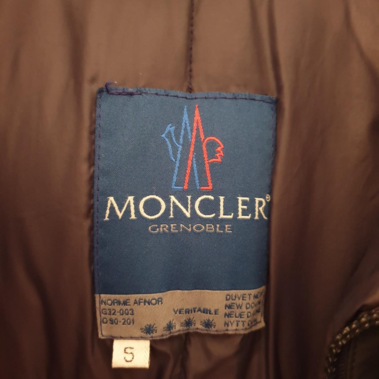 Moncler goose down jacket. Made in France. Size says... - Depop