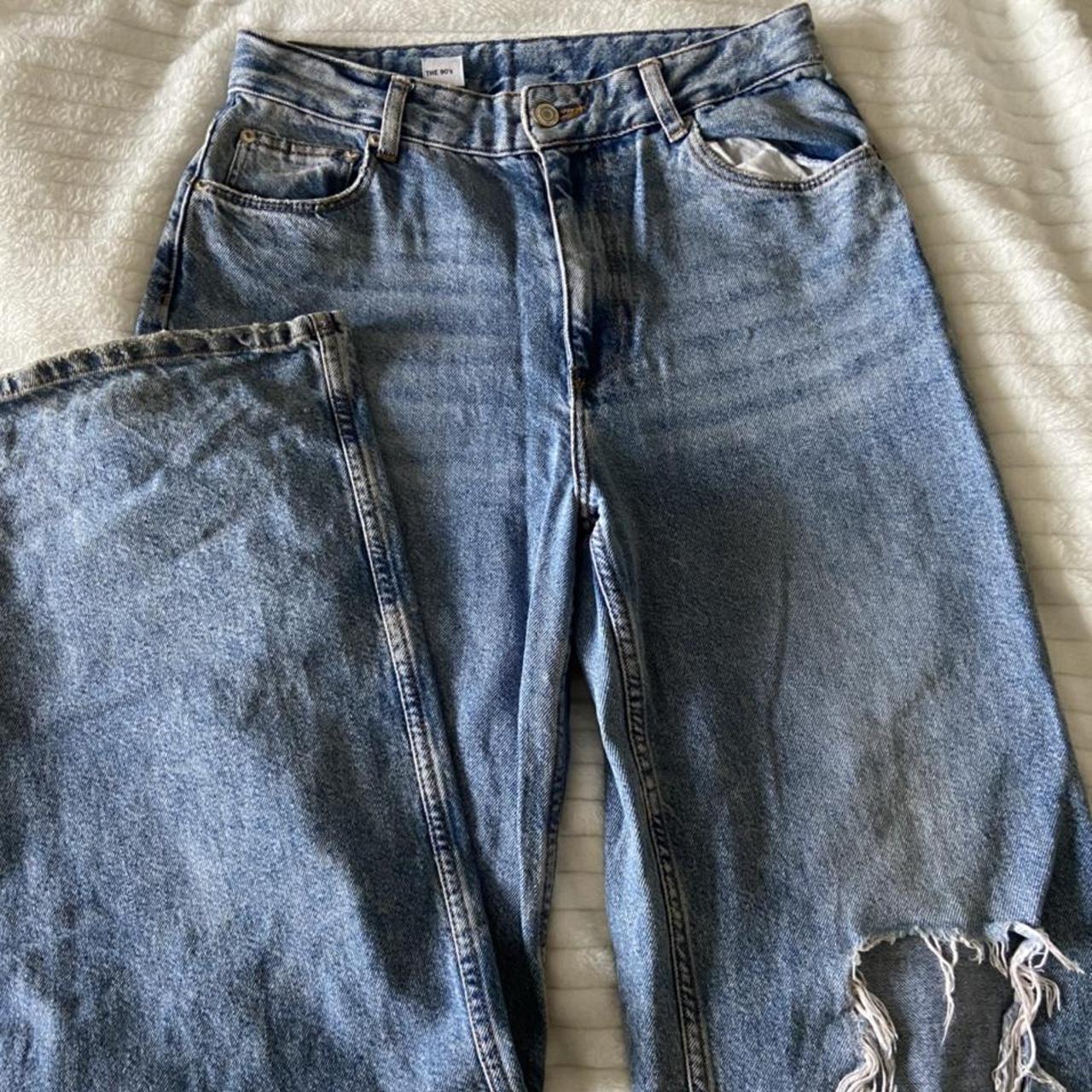 Bershka Women's Blue Jeans | Depop