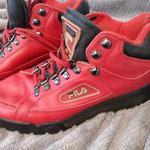 Red fila boots store 90s