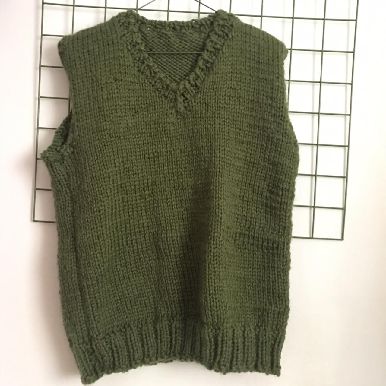 Handknitted sweater vest | arket toast cos and other... - Depop