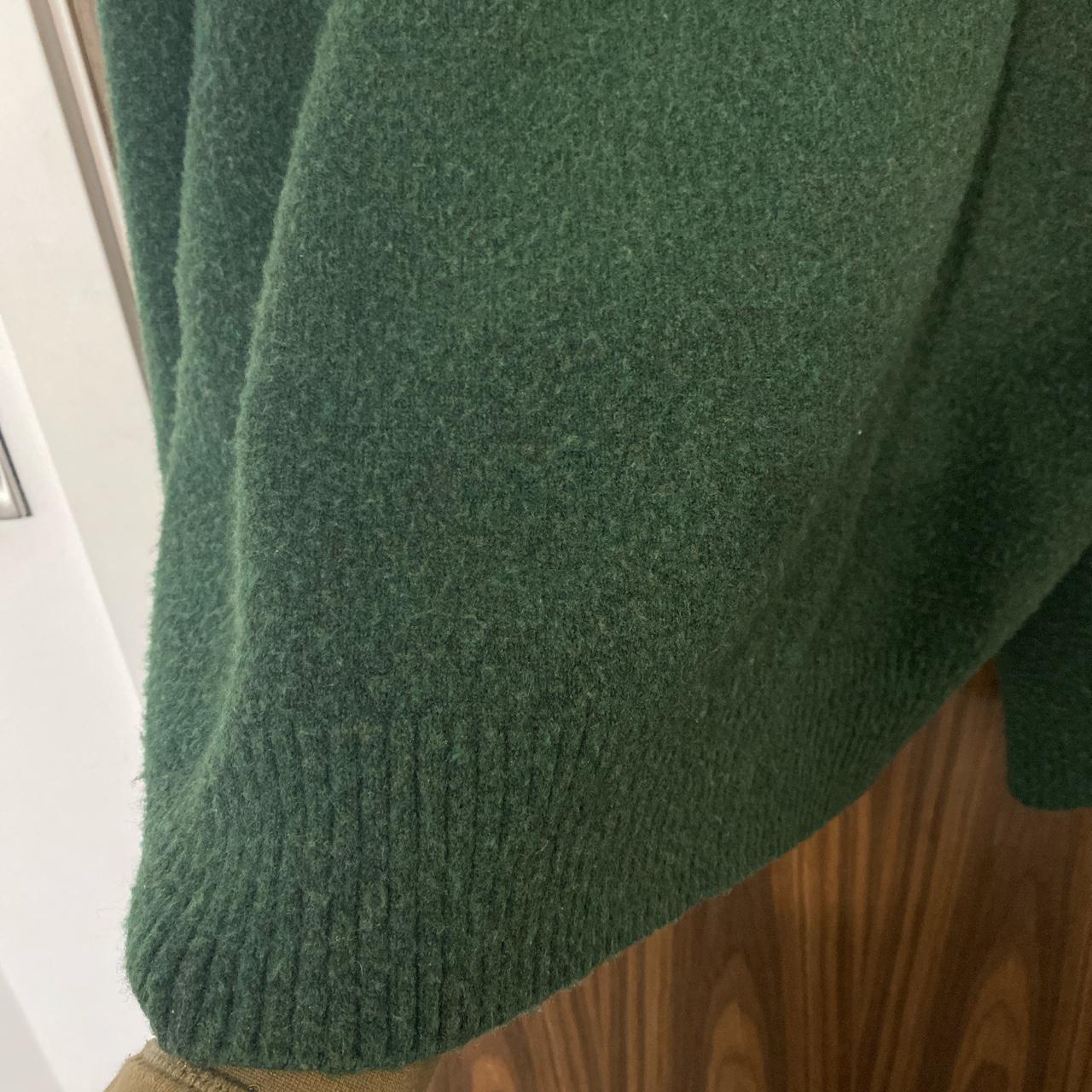 dark green weekday jumper size M. only worn once but... - Depop