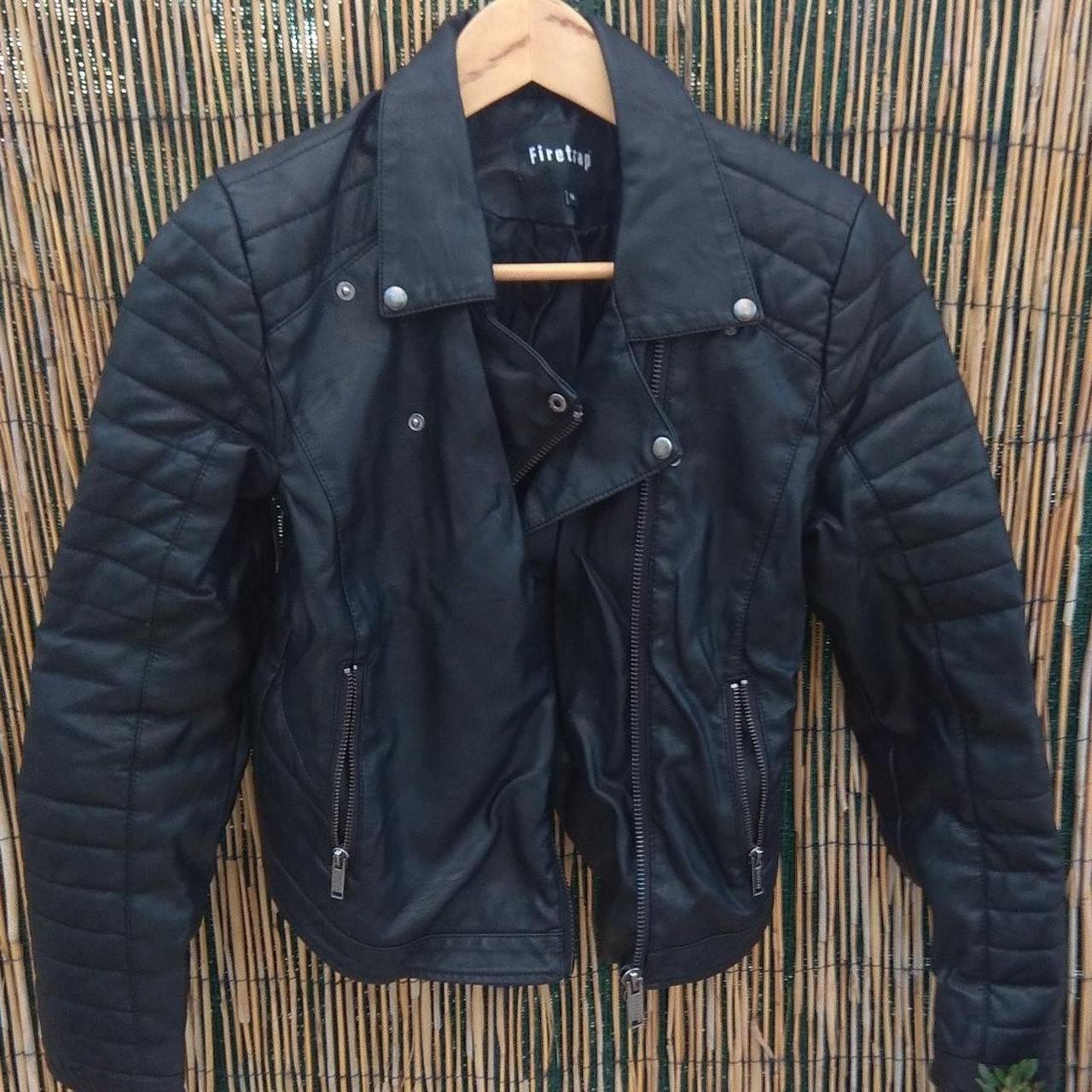 Firetrap biker faux fur jacket sale