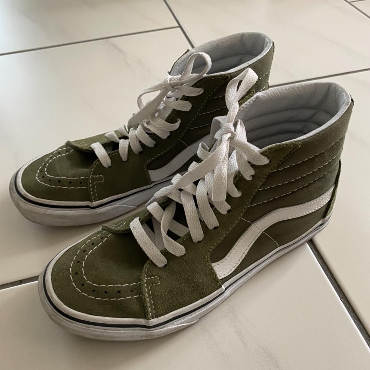 vans montante verte