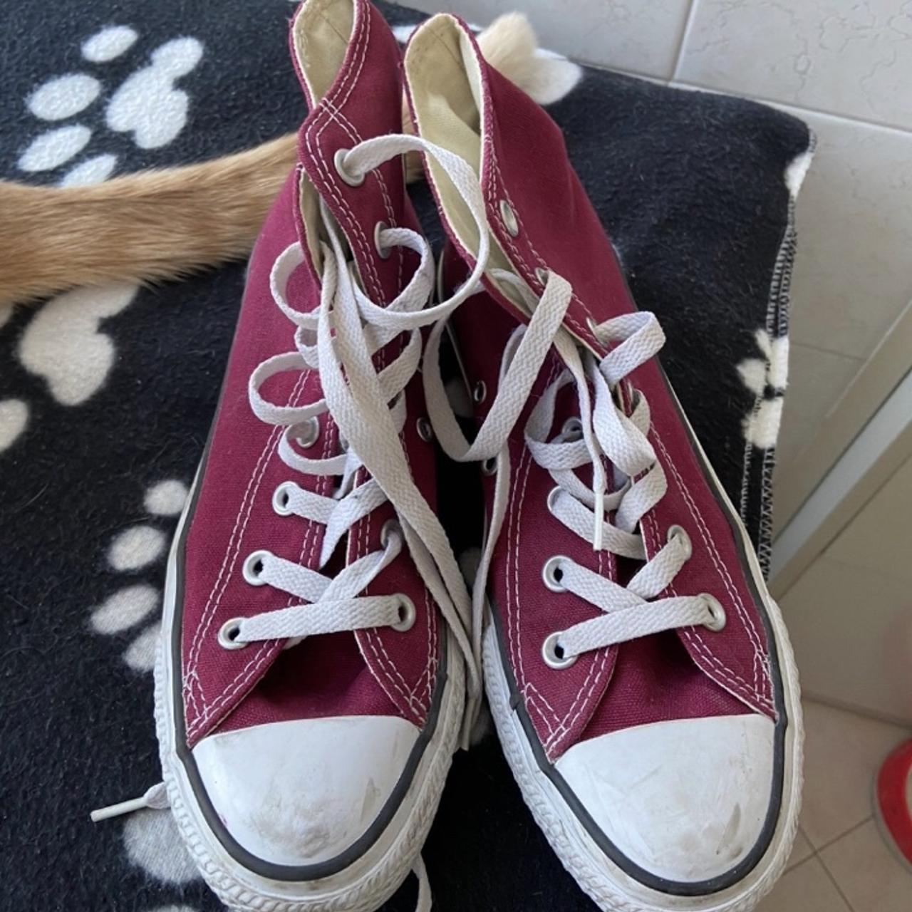 CONVERSE BORDEAUX converse numero 38 ottime