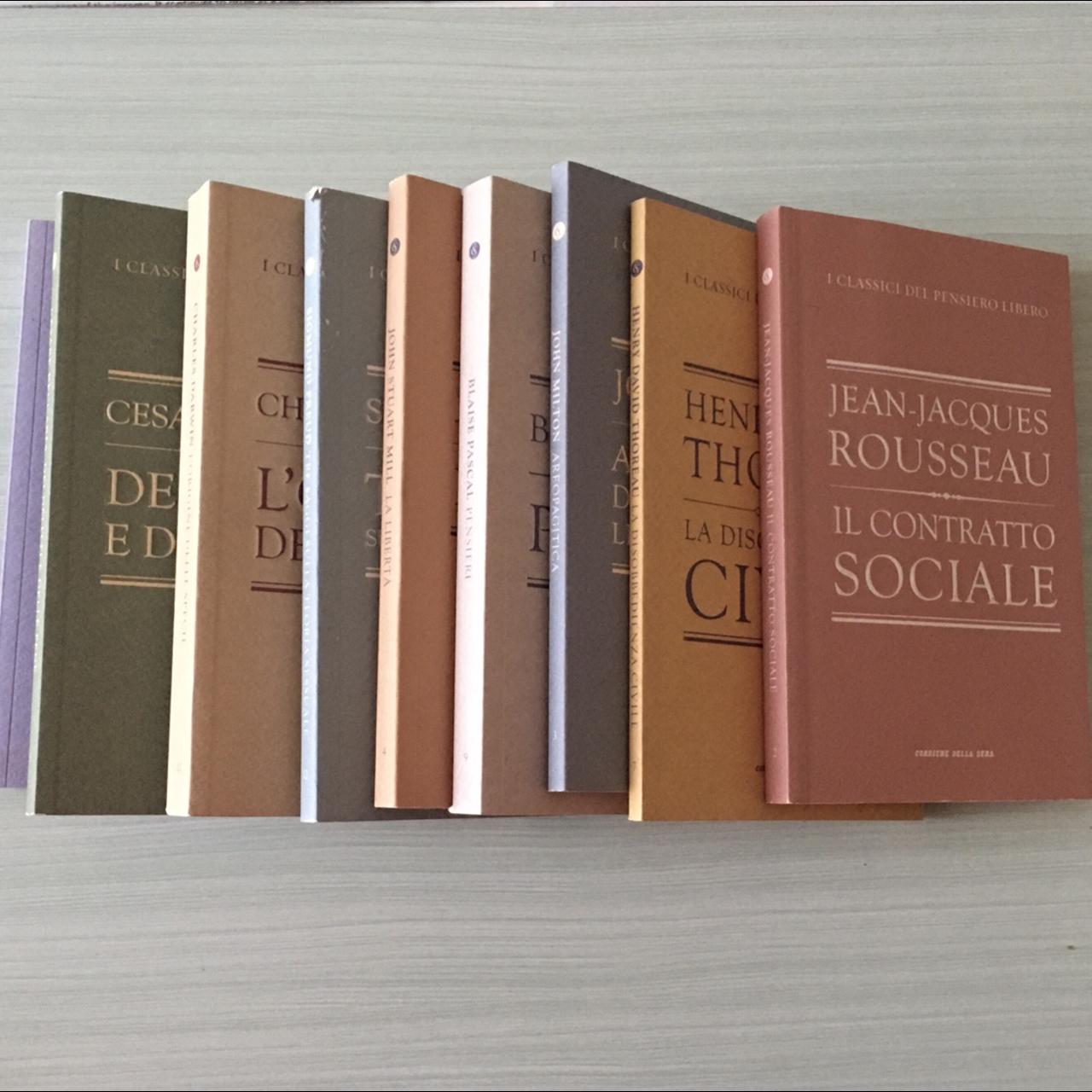 I classici del pensiero libero 9 libri in... Depop