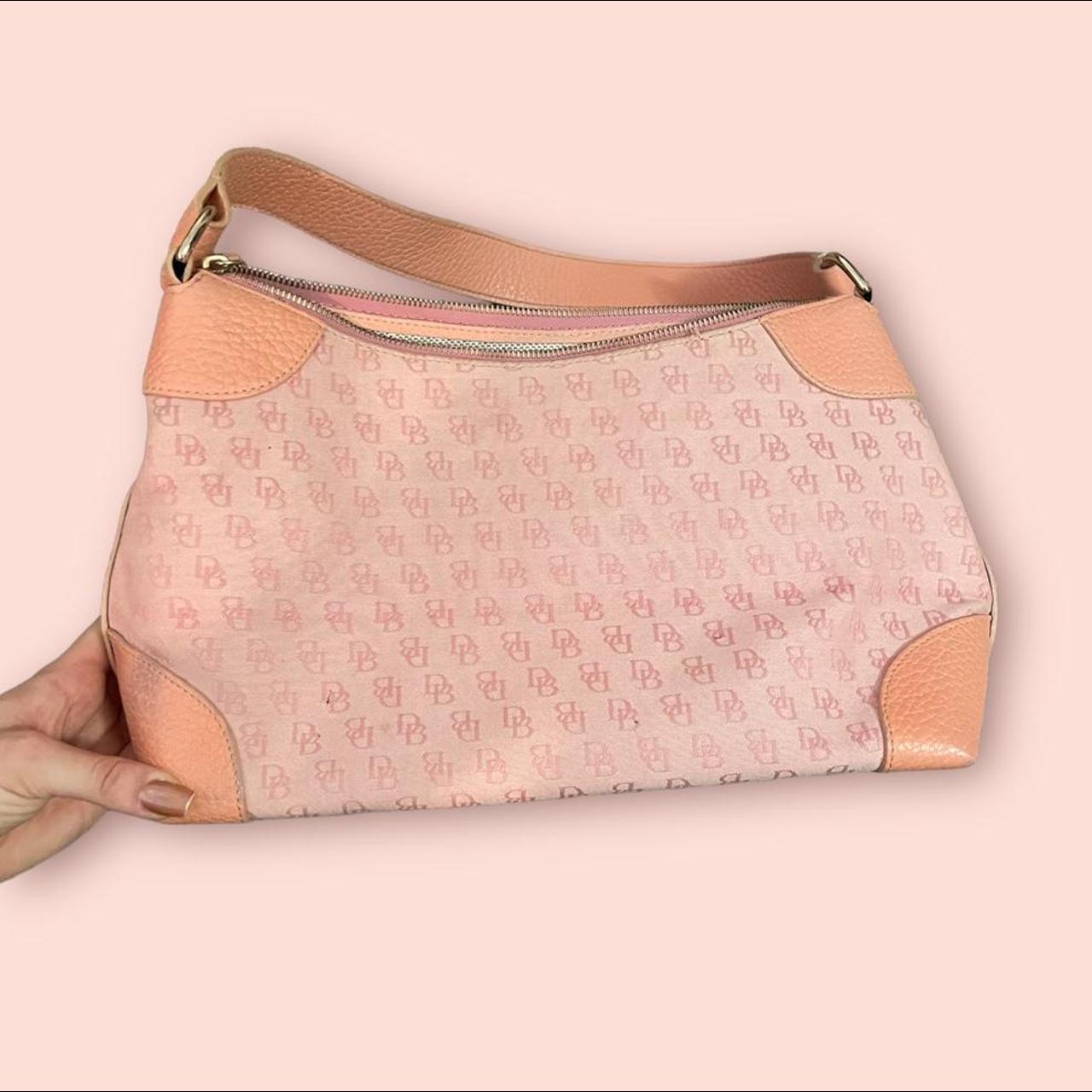 Dooney & Bourke Women's Pink and Orange Bag Depop