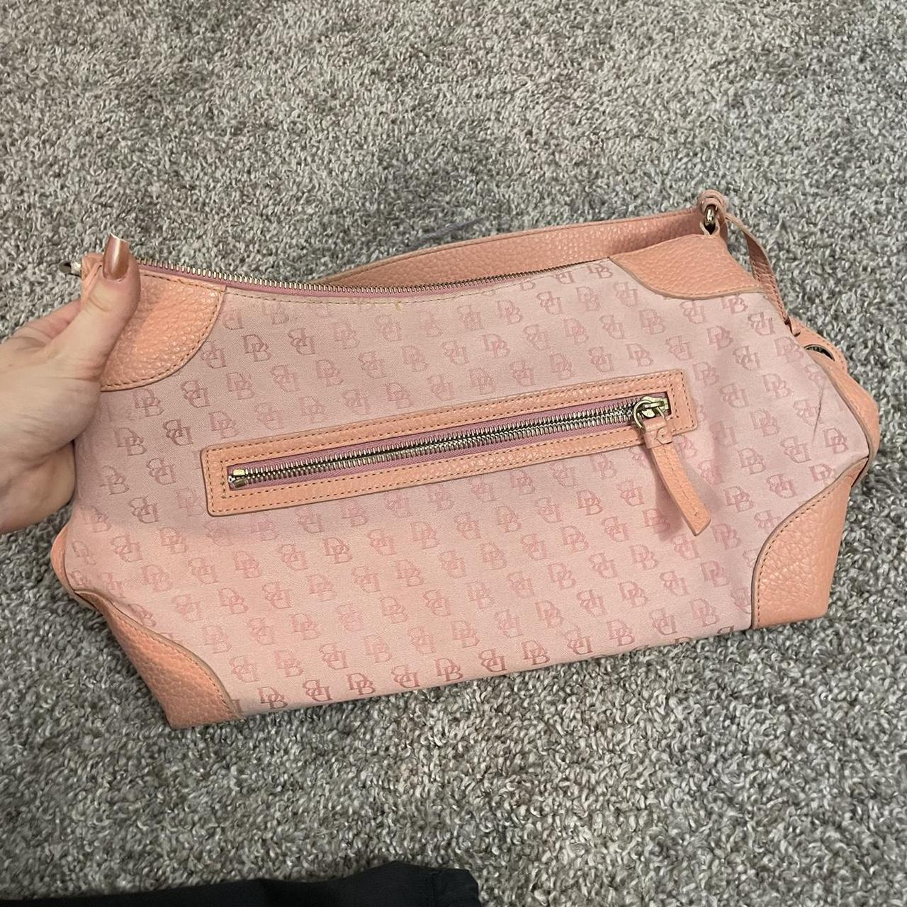 Dooney & Bourke Women's Pink and Orange Bag Depop