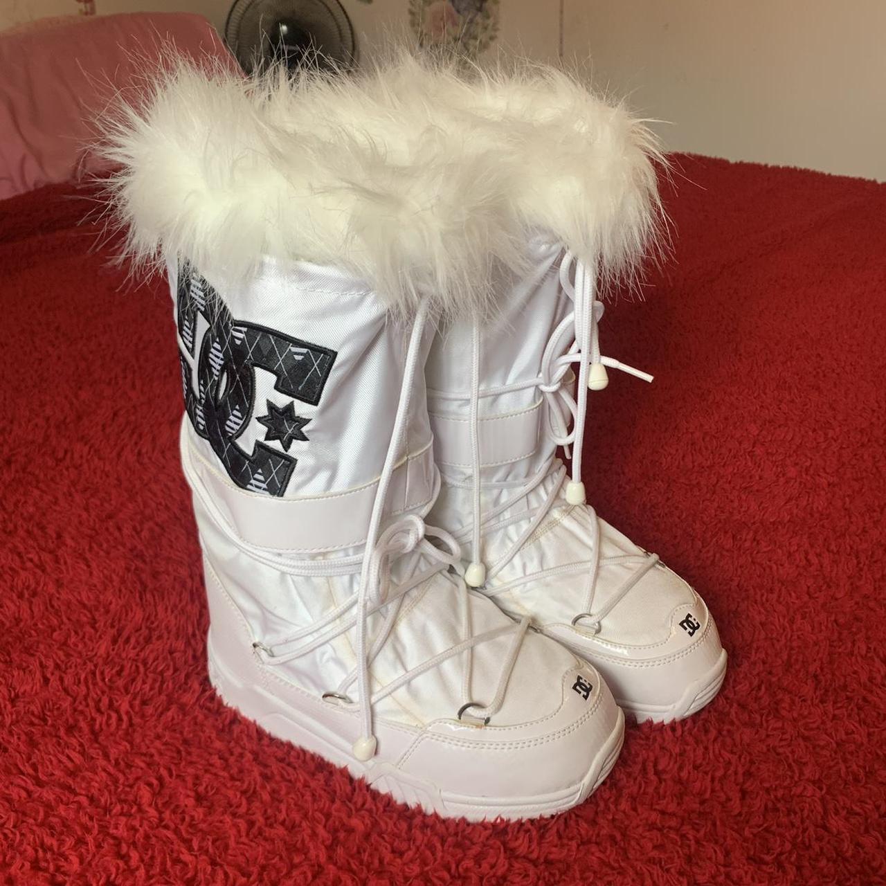 dc white snow boots