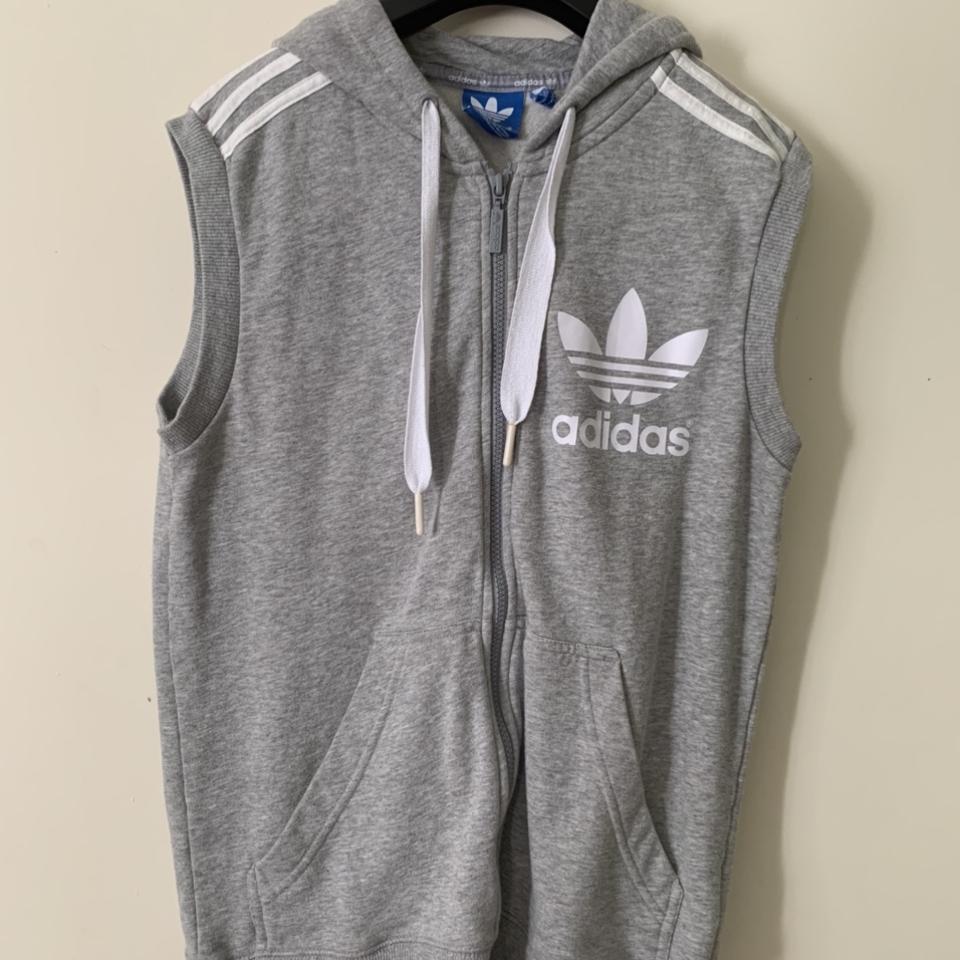 Adidas hoodie outlet sleeveless