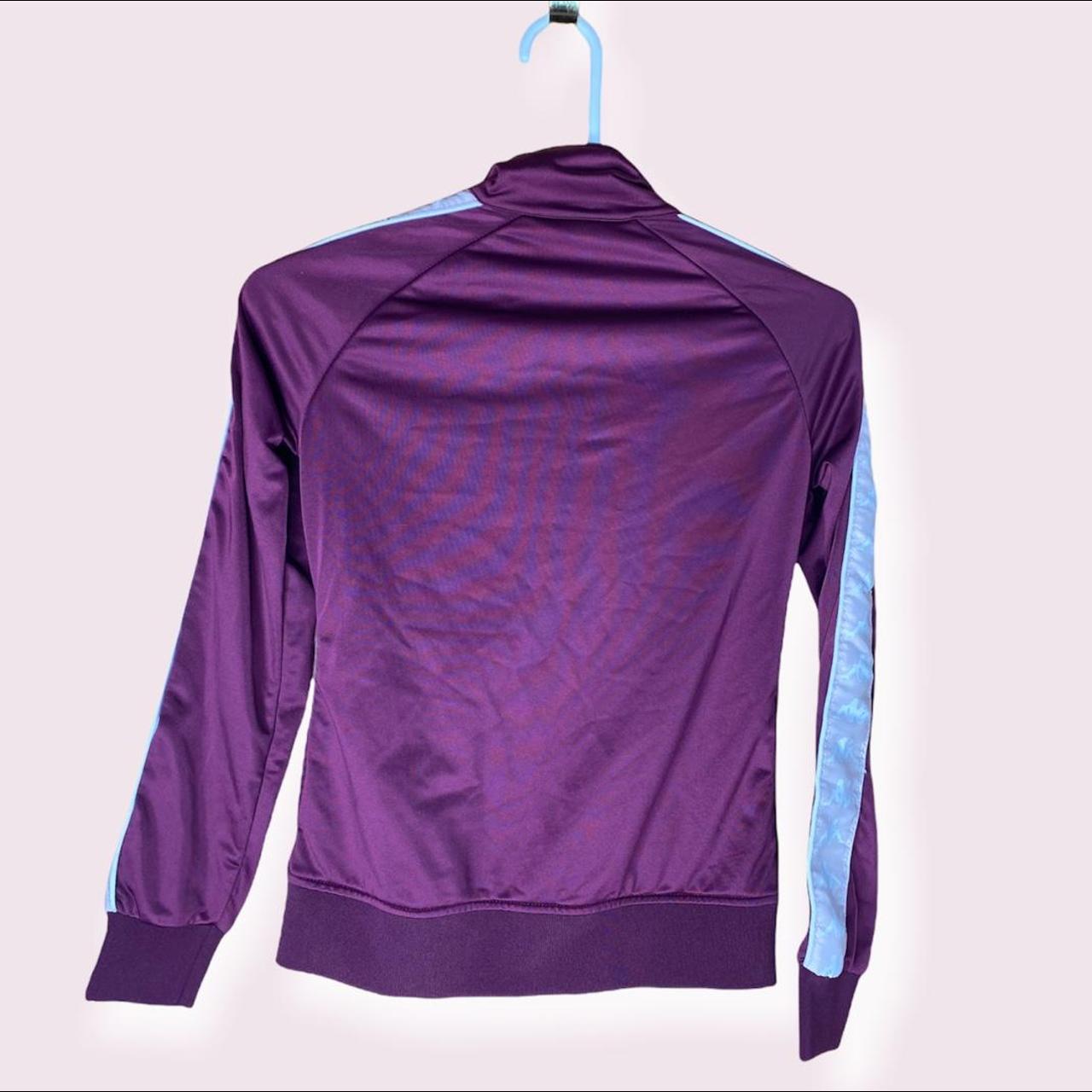 Kappa Women's Pink and Purple Sweatshirt Depop