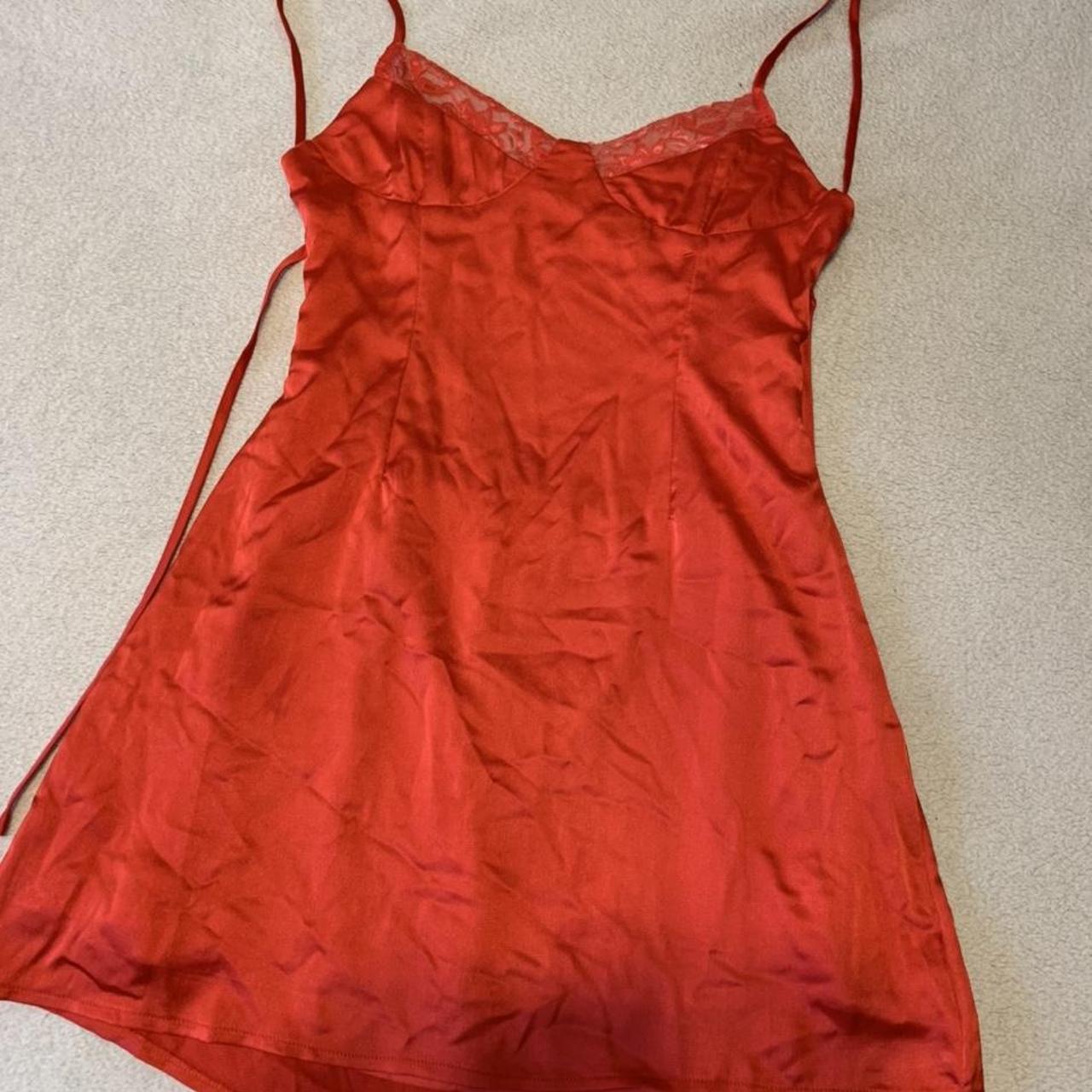 Princess Polly Red Mini Lace Dress. Would Fit A - Depop
