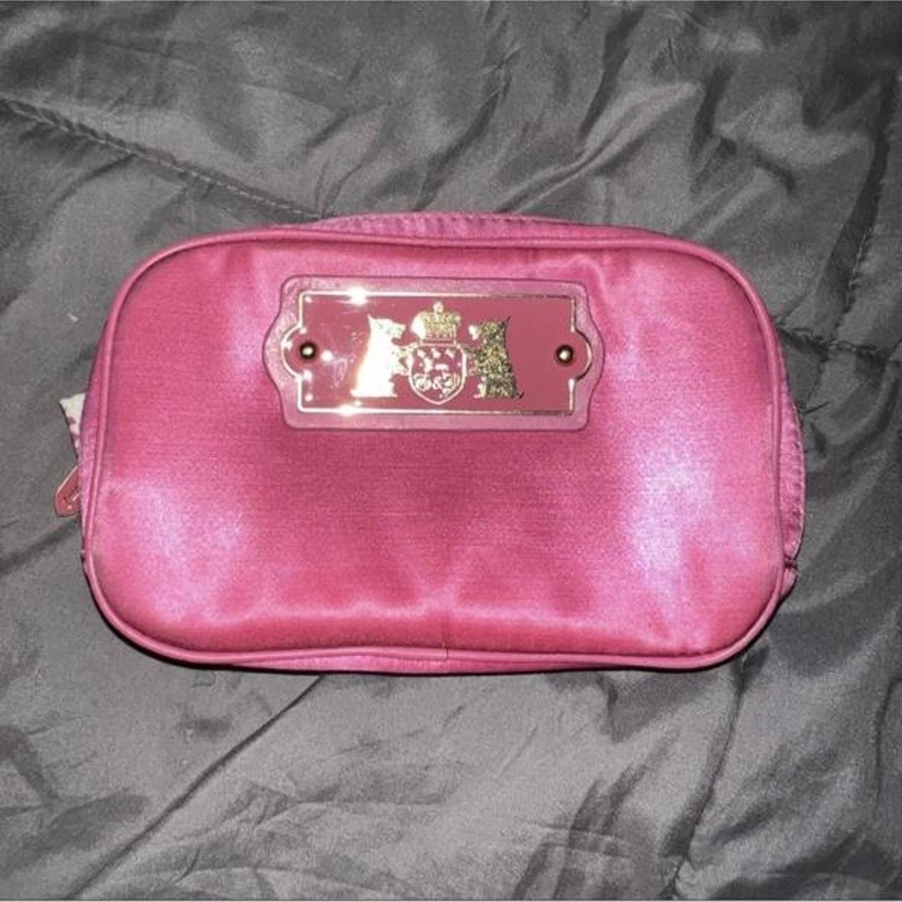 Juicy Couture Pink Makeup Bag Cute pink with the... Depop