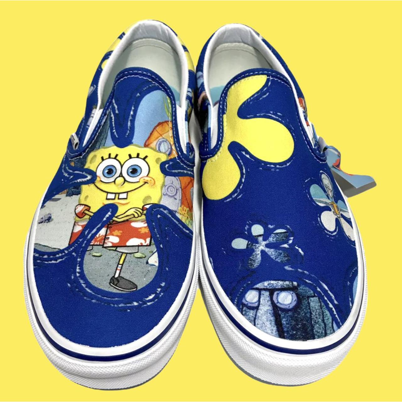 blue spongebob shoes