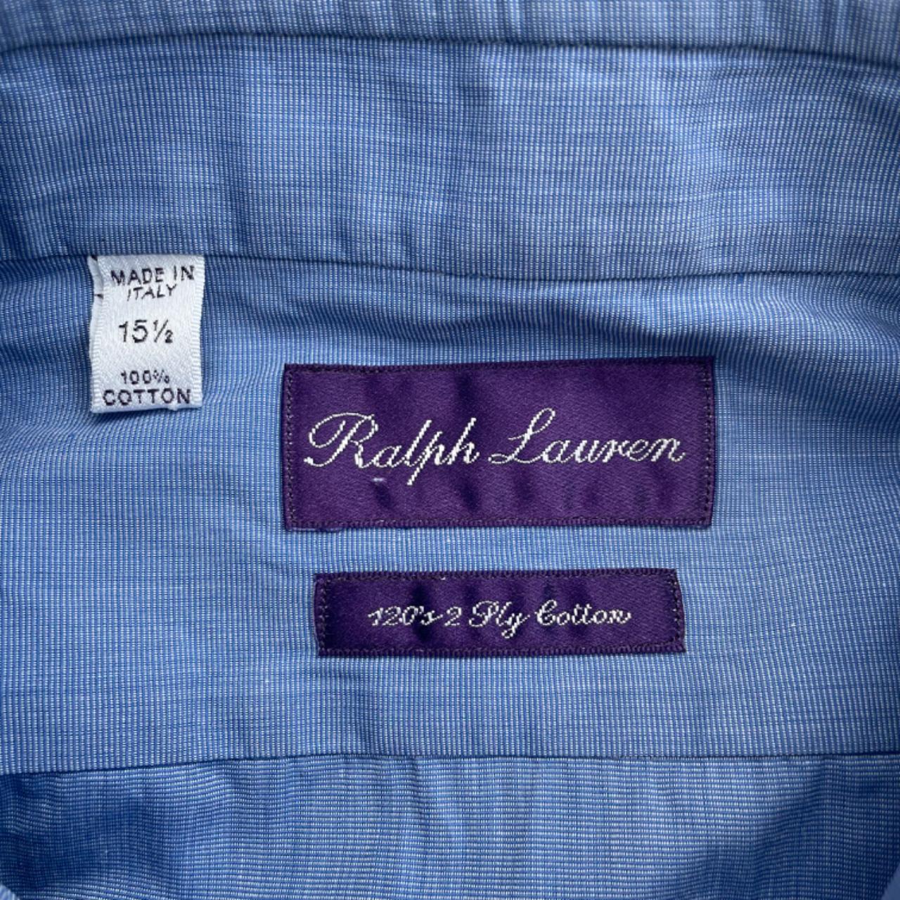 Ralph Lauren Purple Label Menswear 120's Ply Cotton... - Depop