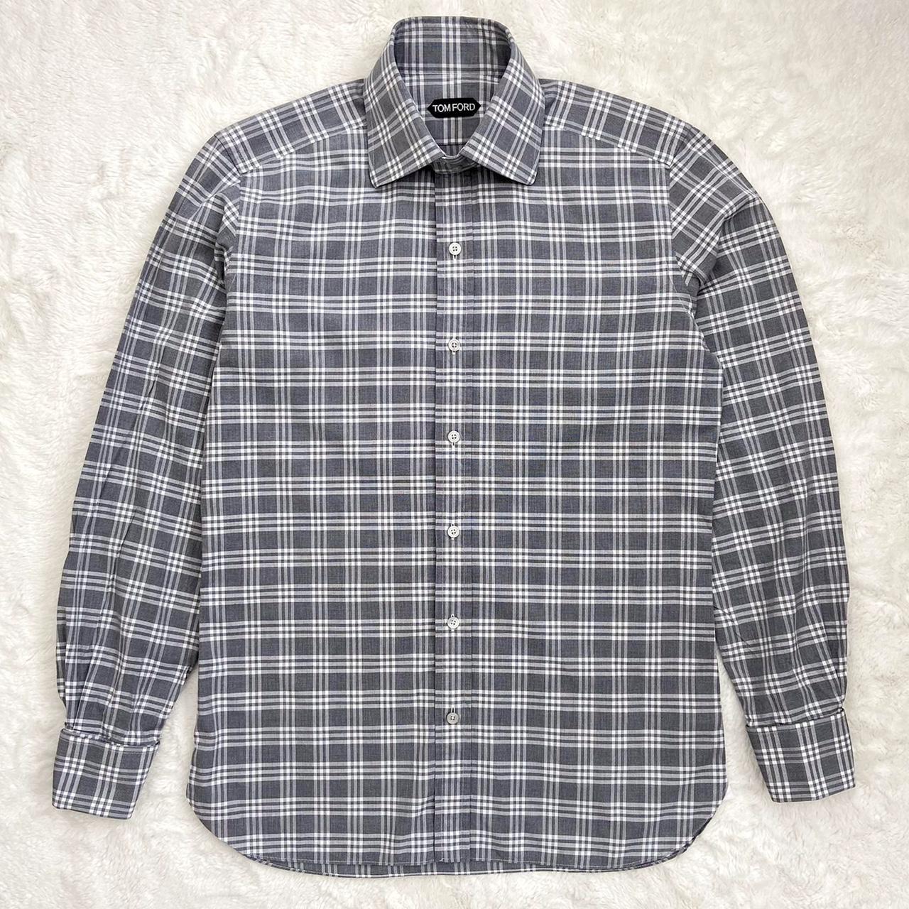 Tom Ford Sartorial Checked Long Sleeve Shirt in... - Depop