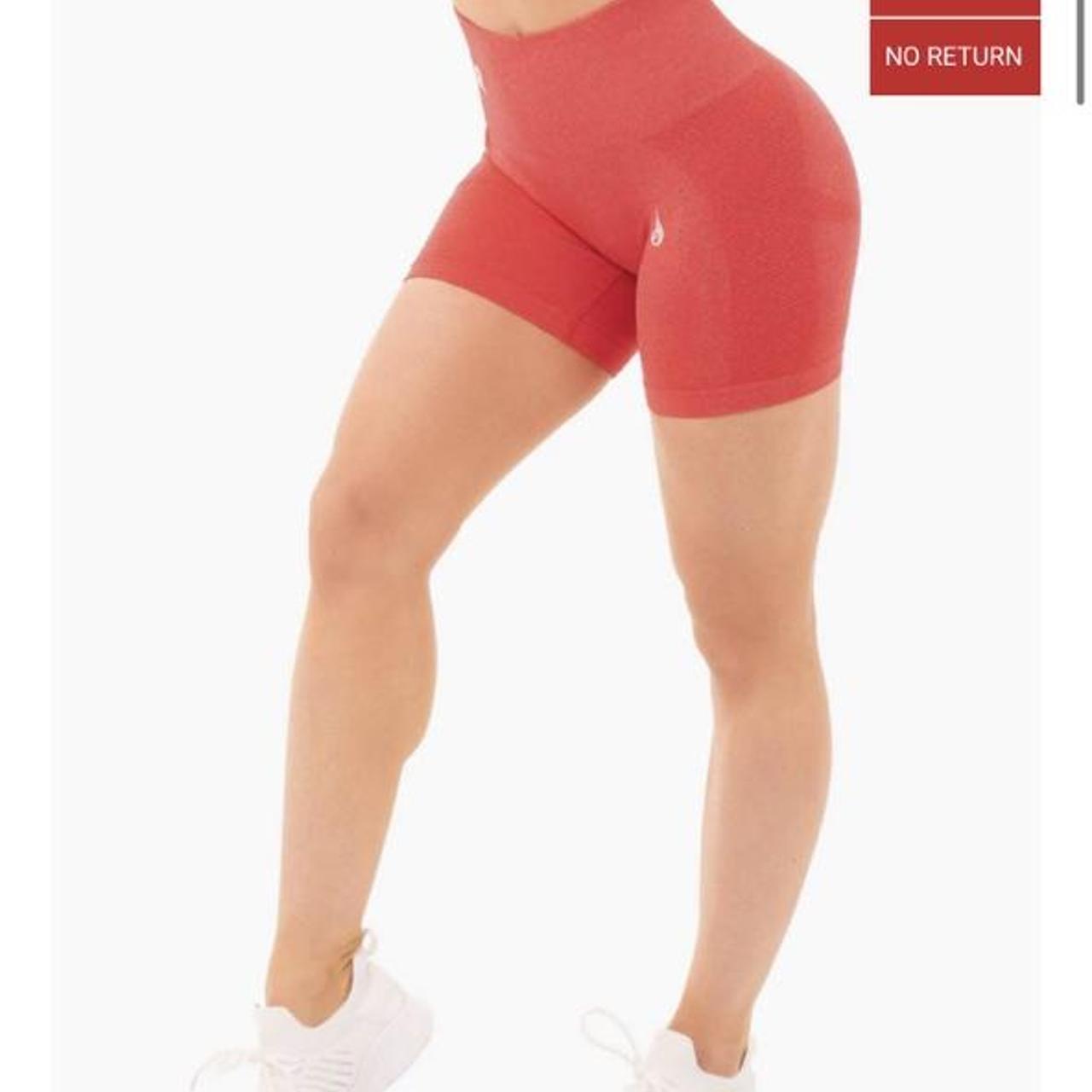 RYDERWEAR SEAMLESS SHORTS IN RED size small Never... Depop