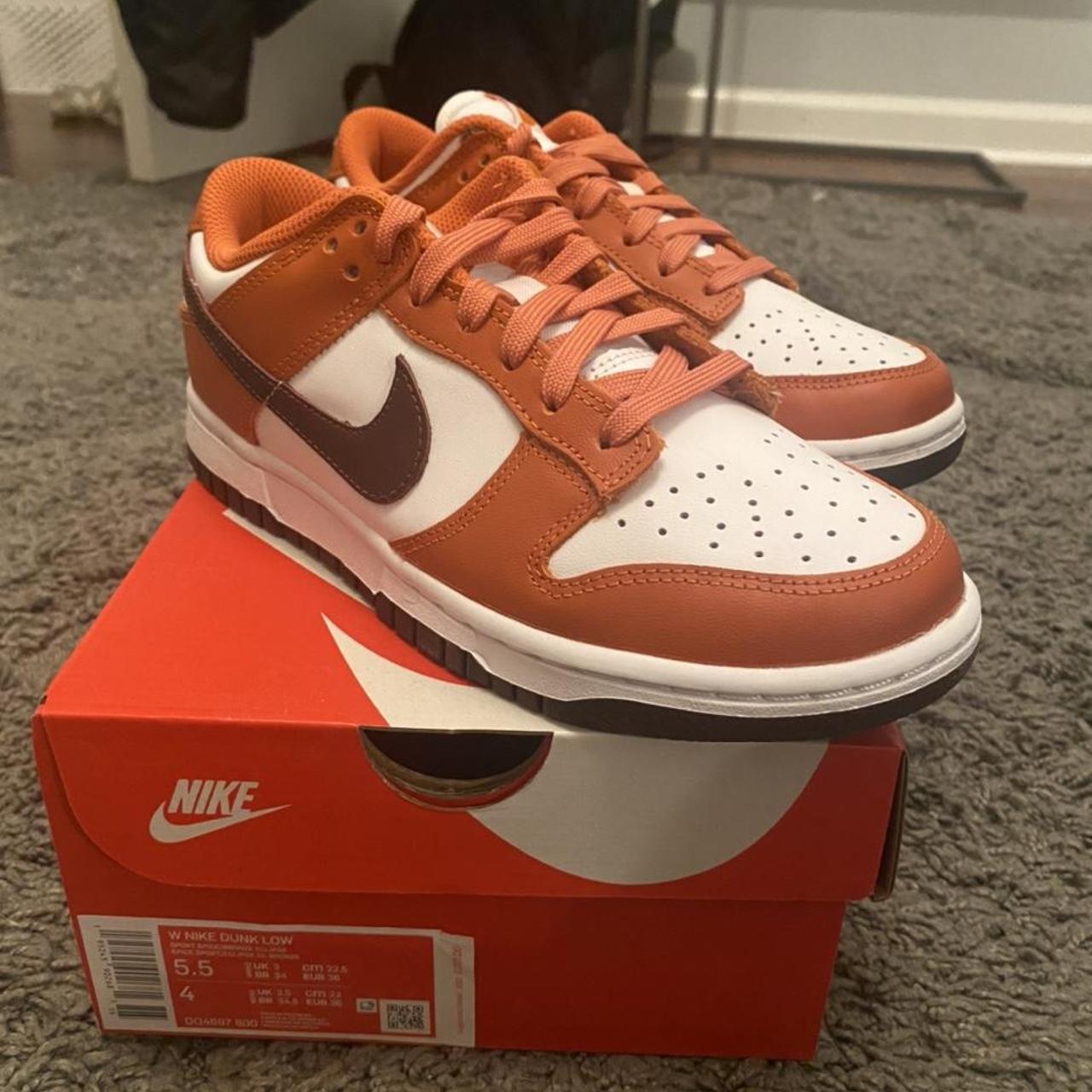 Women's Nike Dunk Low 'Total Orange' Click link in bio to purchase