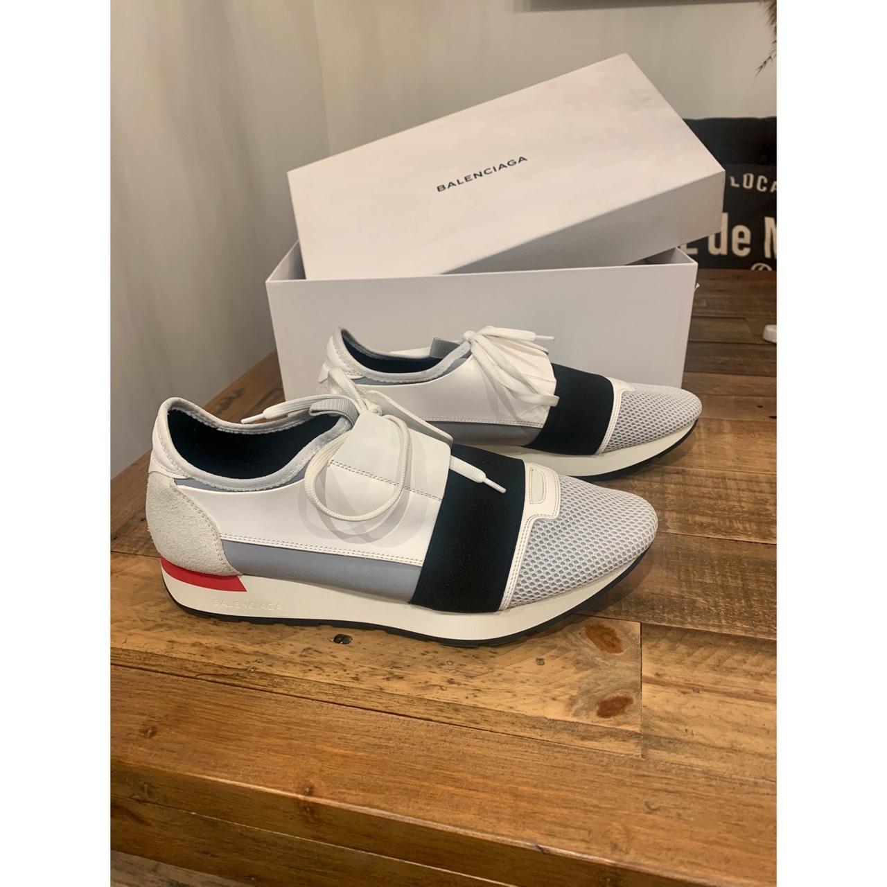 balenciaga race runners flannels