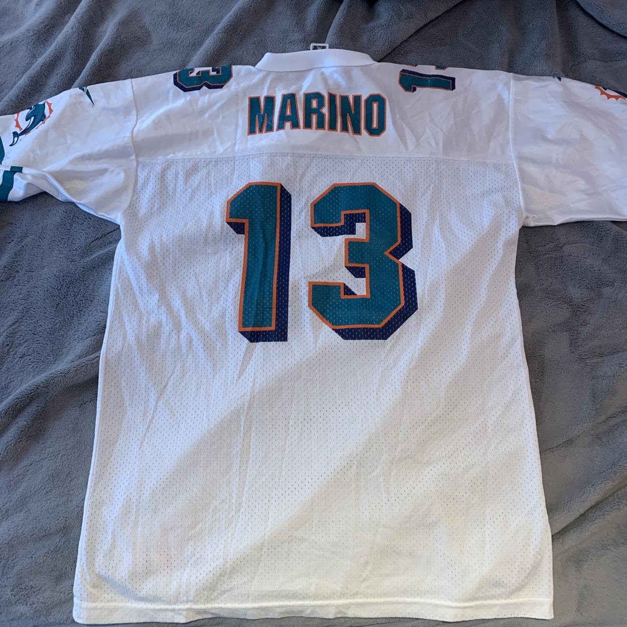 Miami Dolphins vintage Champion jersey Dan Marino - Depop