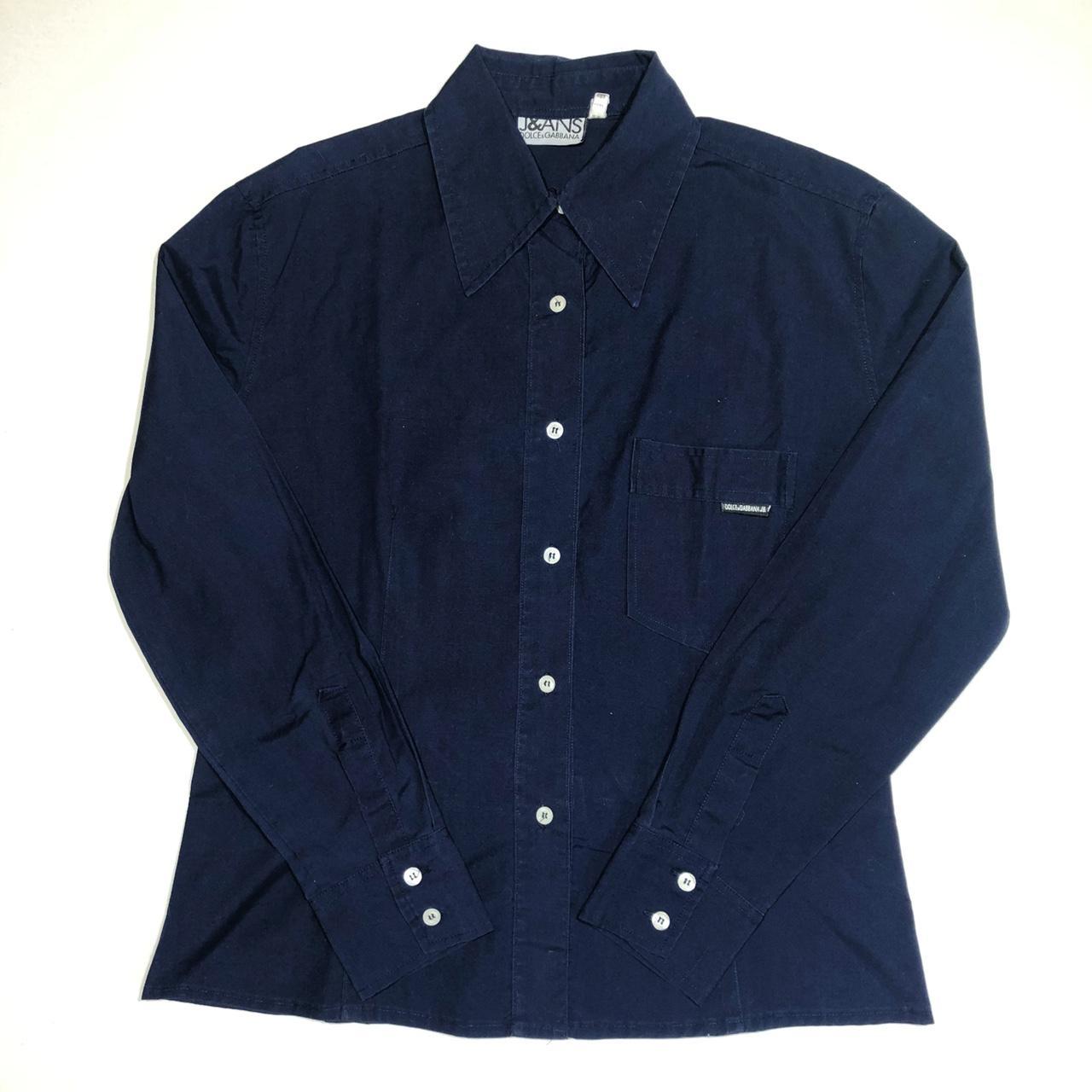 Dolce & Gabbana Women's Navy Shirt | Depop