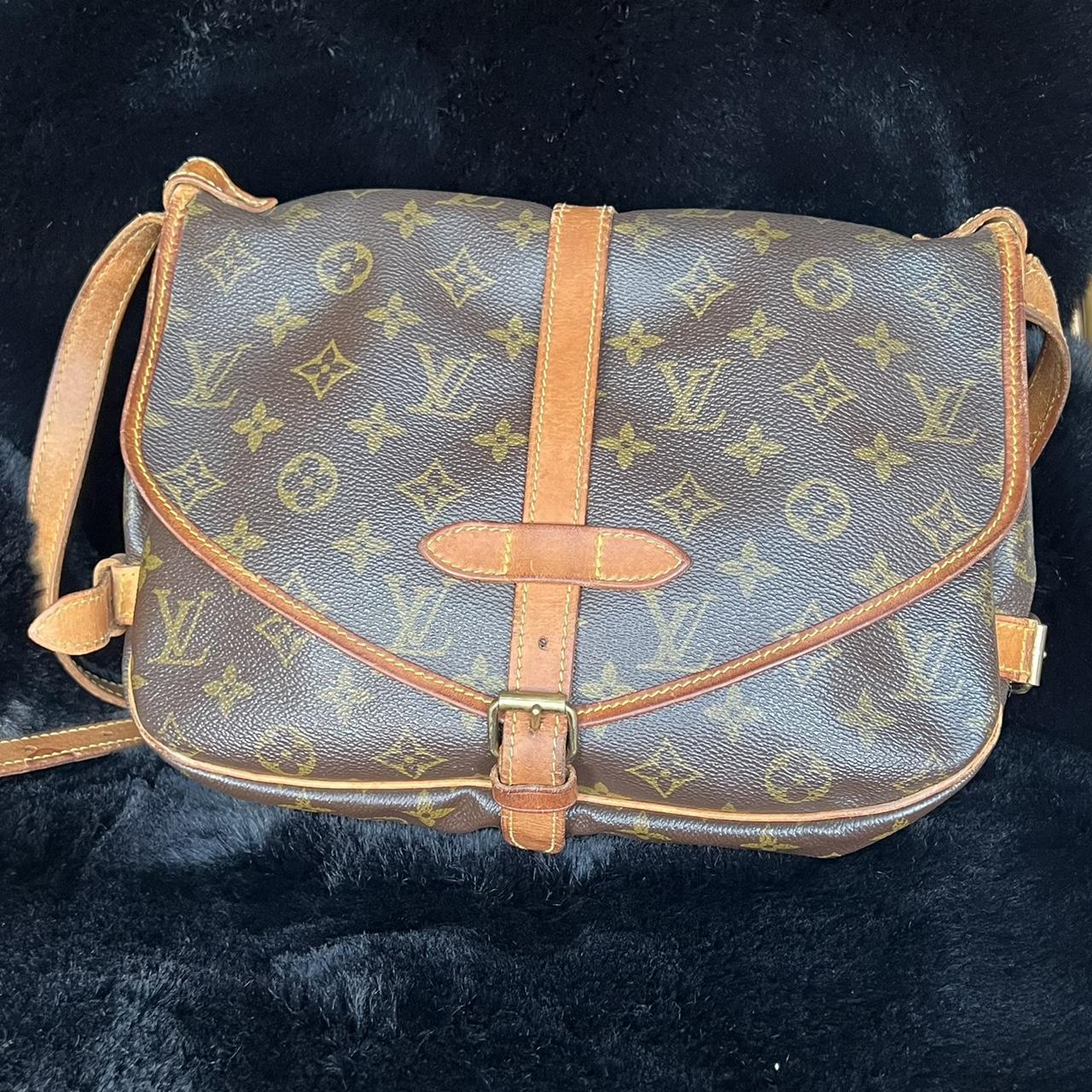 Louis Satchel bag - Khaki - women's crossbody bag - Made in France