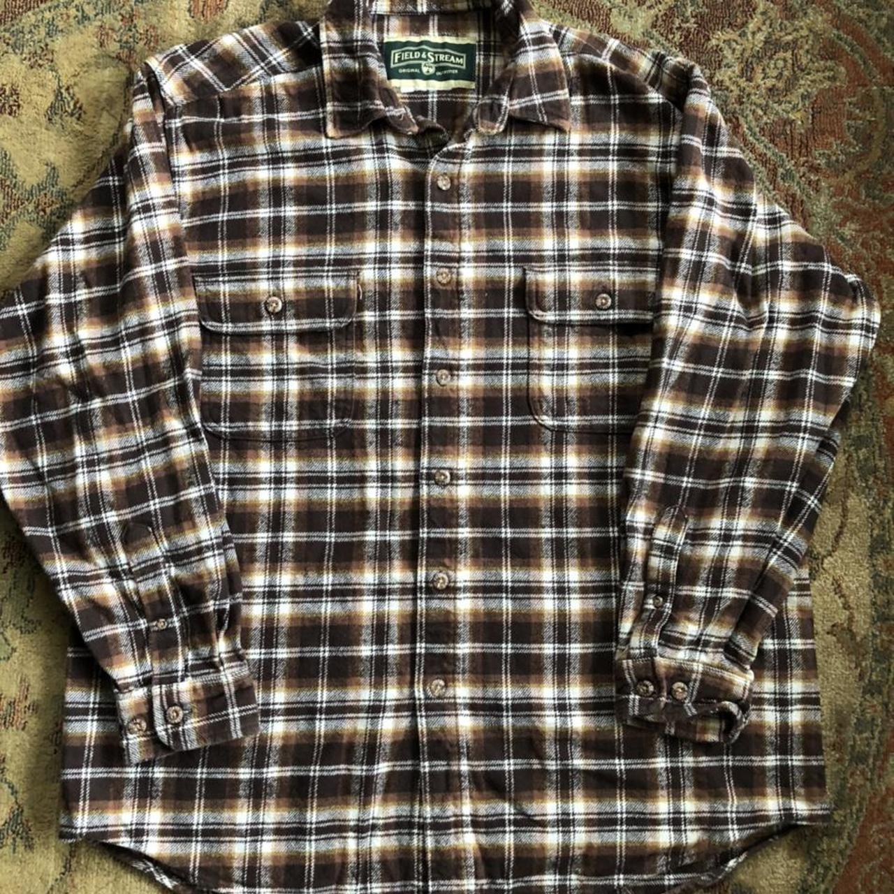 field and stream flannel vintage