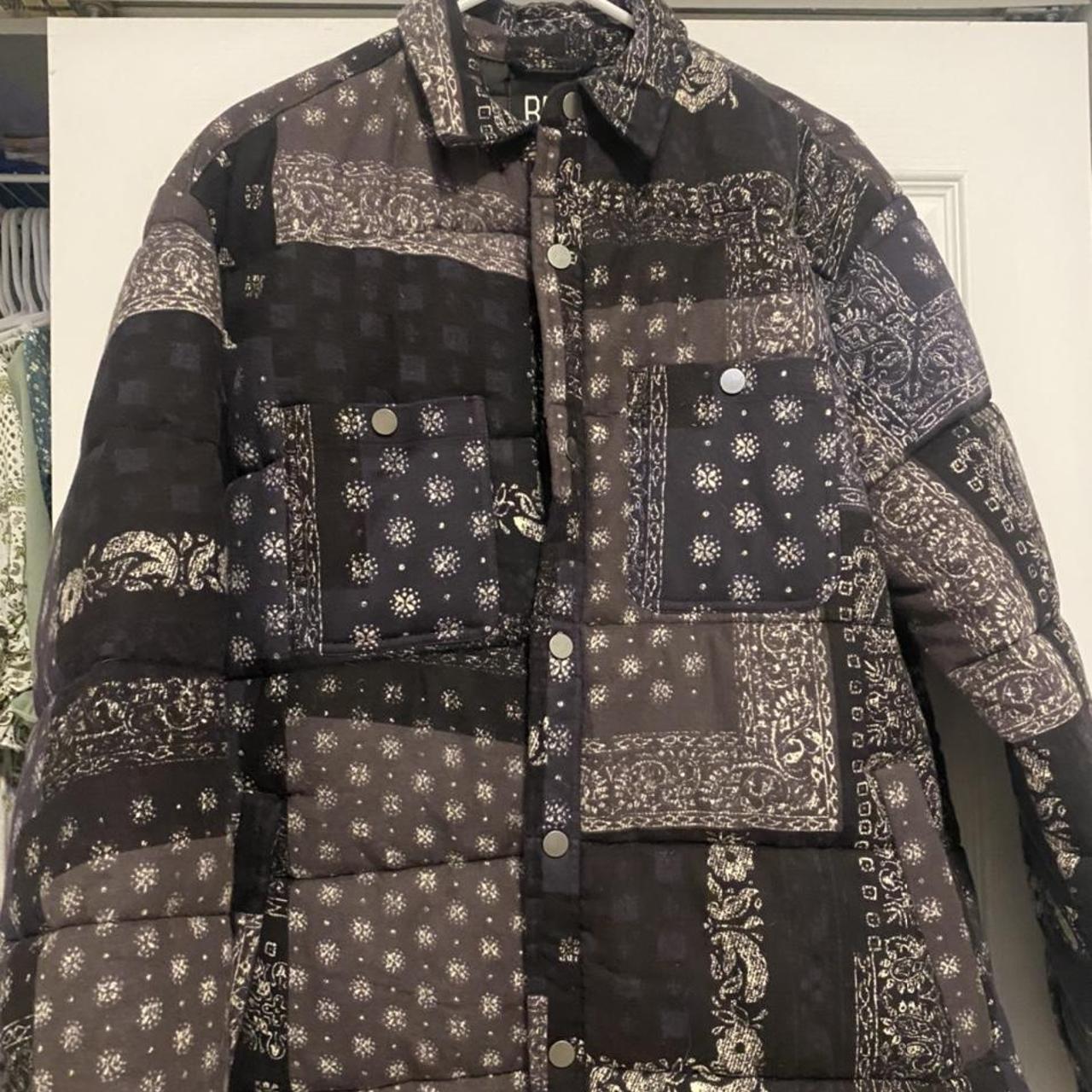 BDG nwt urban outfitters bandana coat size men’s... Depop