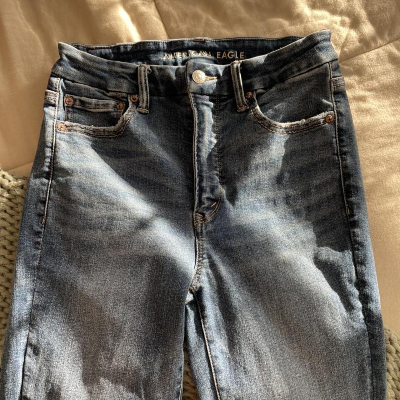 Women's Blue and Navy Jeans | Depop