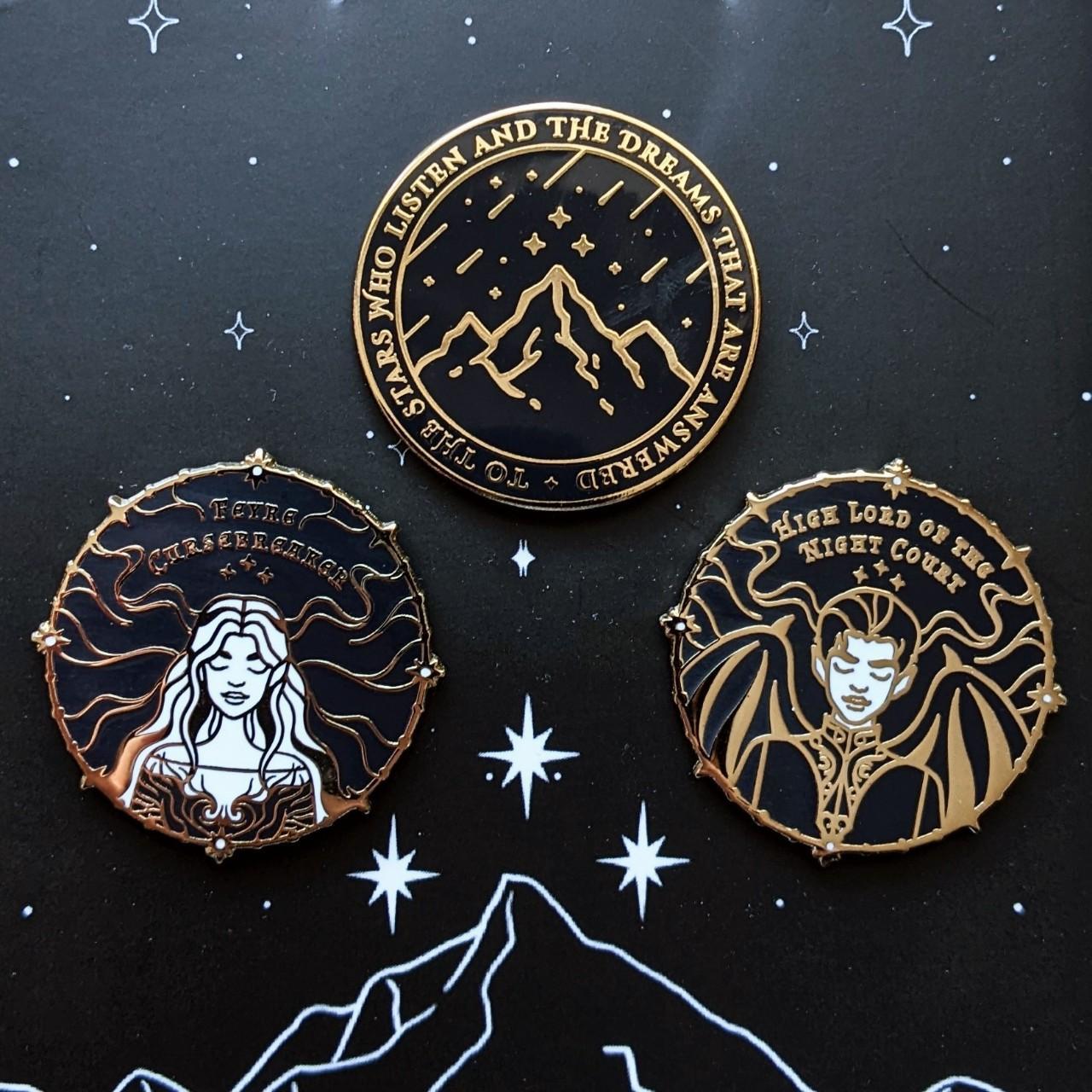 Acotar enamel pins, not separating UK shipping is... - Depop