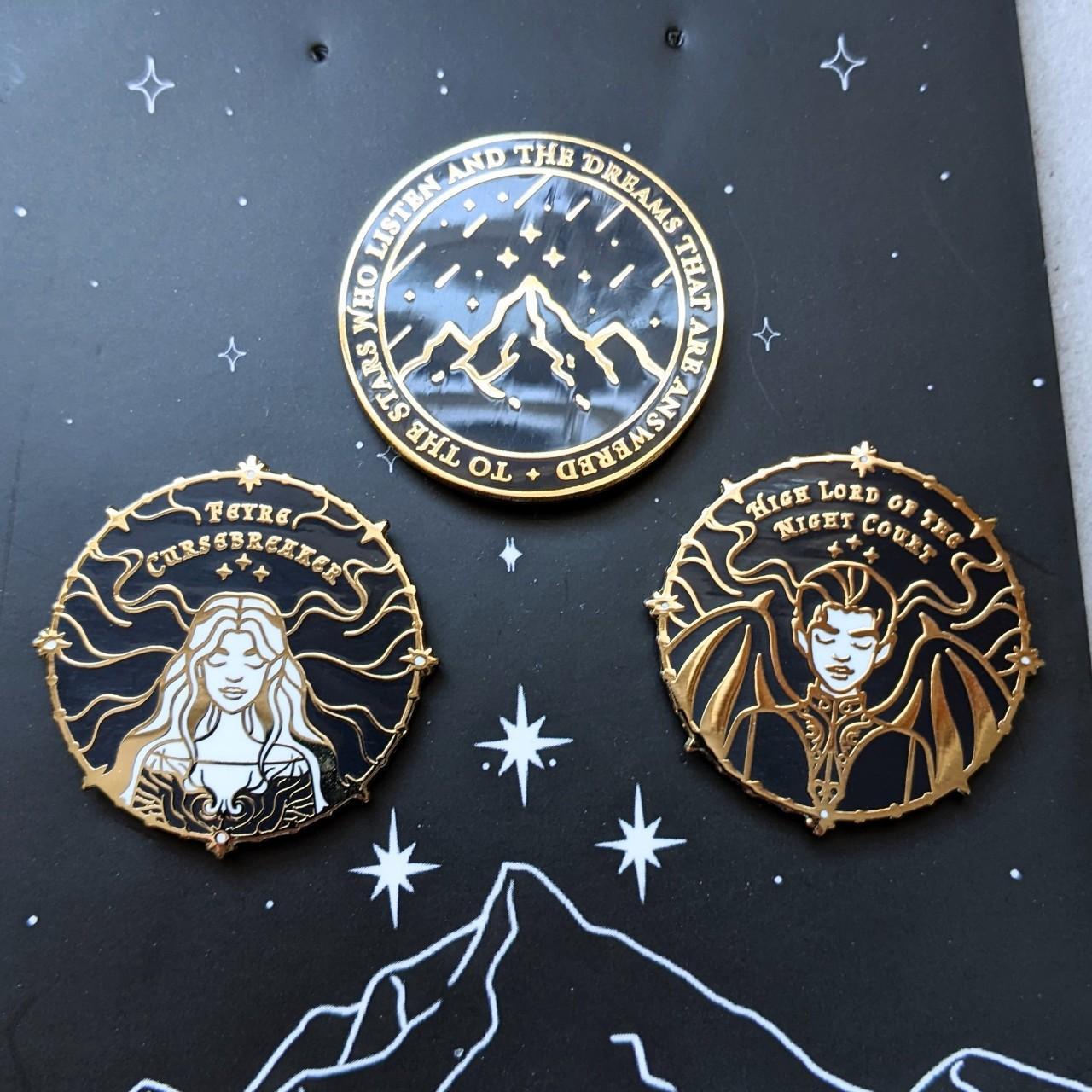 Acotar enamel pins, not separating UK shipping is... - Depop