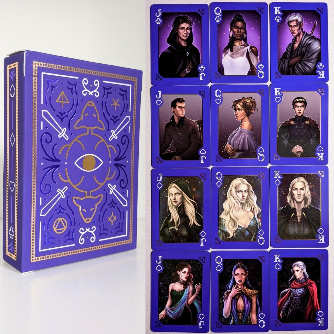 Owlcrate Throne Of Glass Card Deck Playing Depop 3909