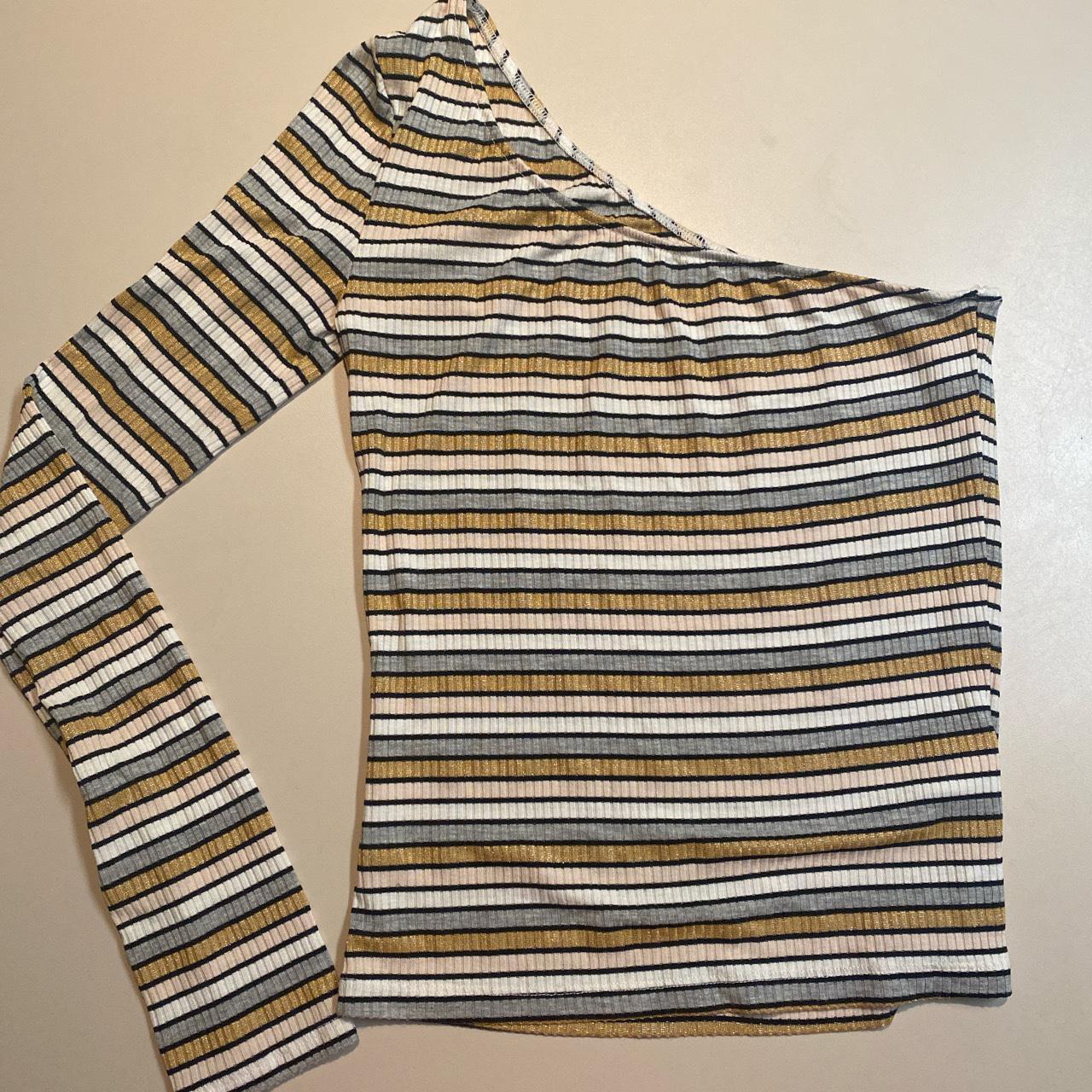 Product Image 4 - NWT One Shoulder striped Aeropostale