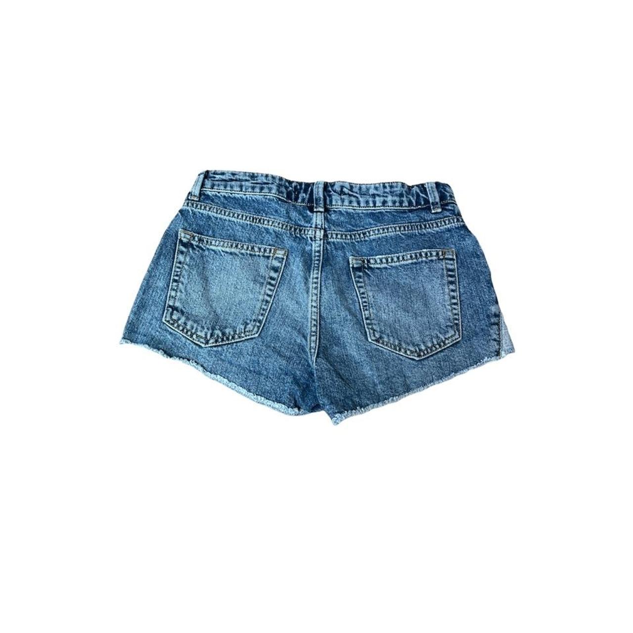 ZARA - blue denim shorts size: 4 (2.25