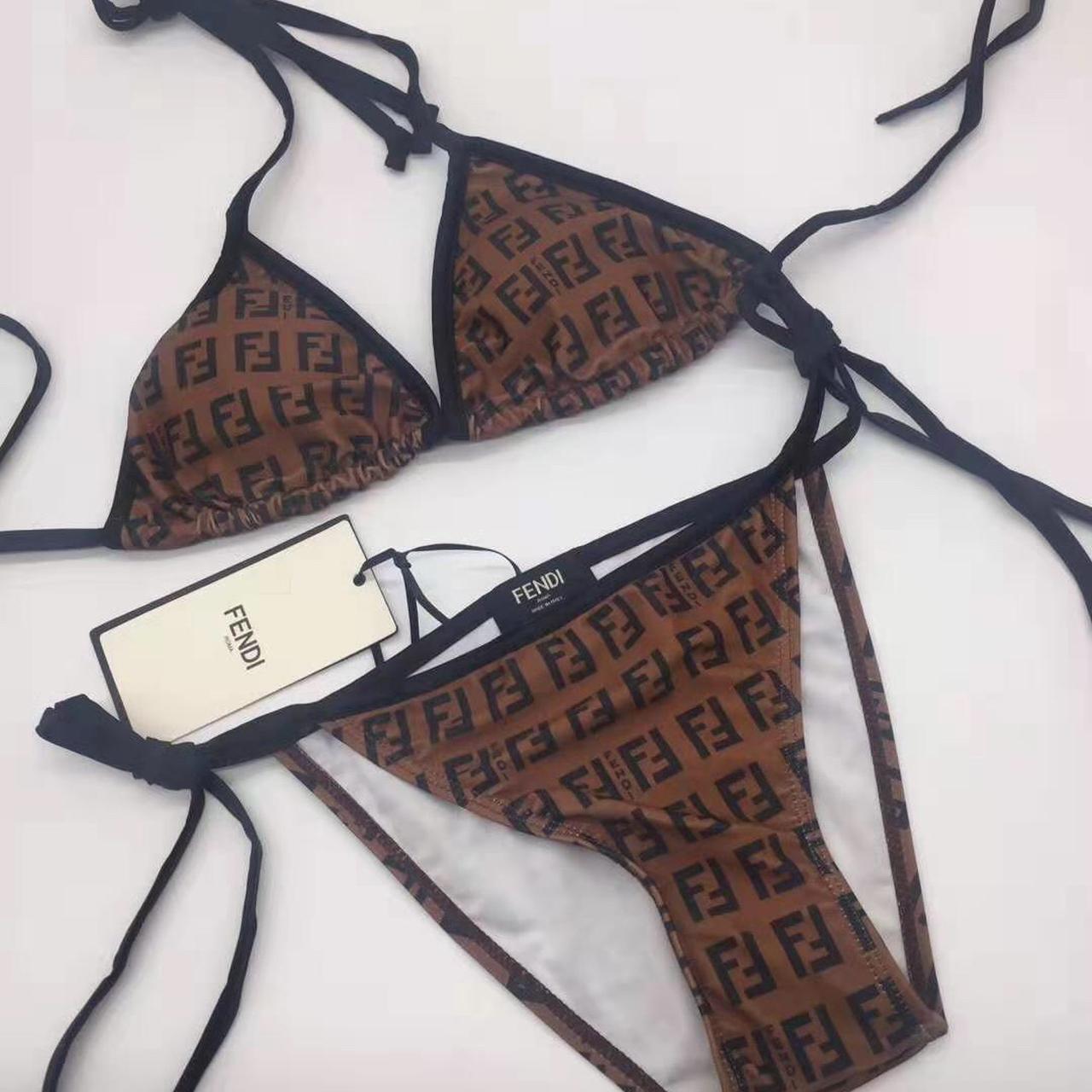 Fendi print outlet bathing suit