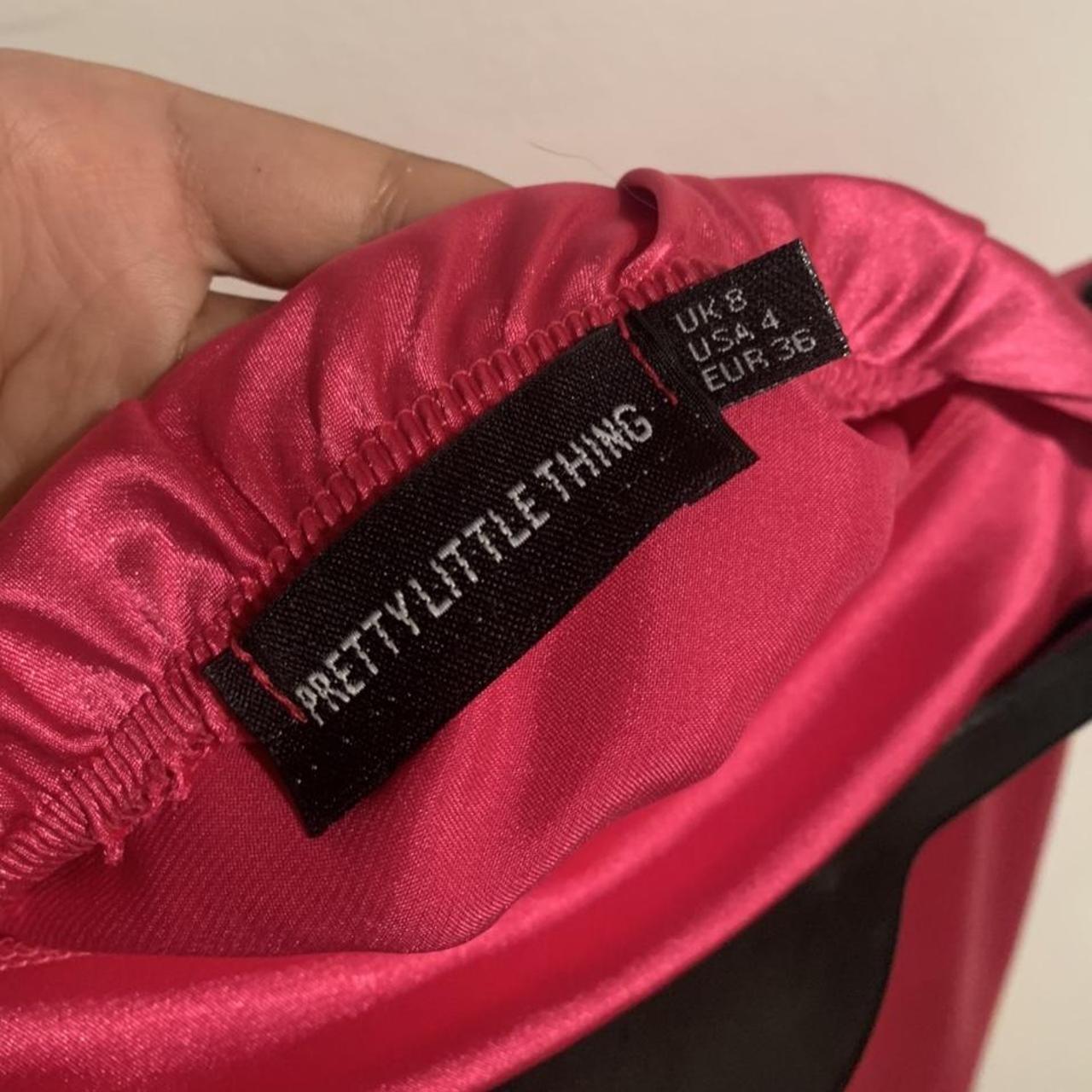 Satin pink MIDI skirt Y2K PLT y2k satinskirt plt... Depop