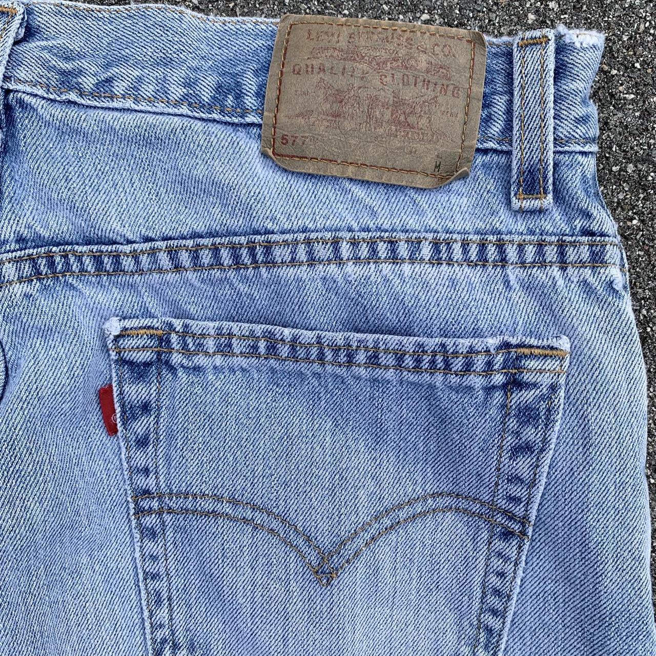 Vintage 577 Levi’s Low Rise Loose Fit Jean Pants... - Depop