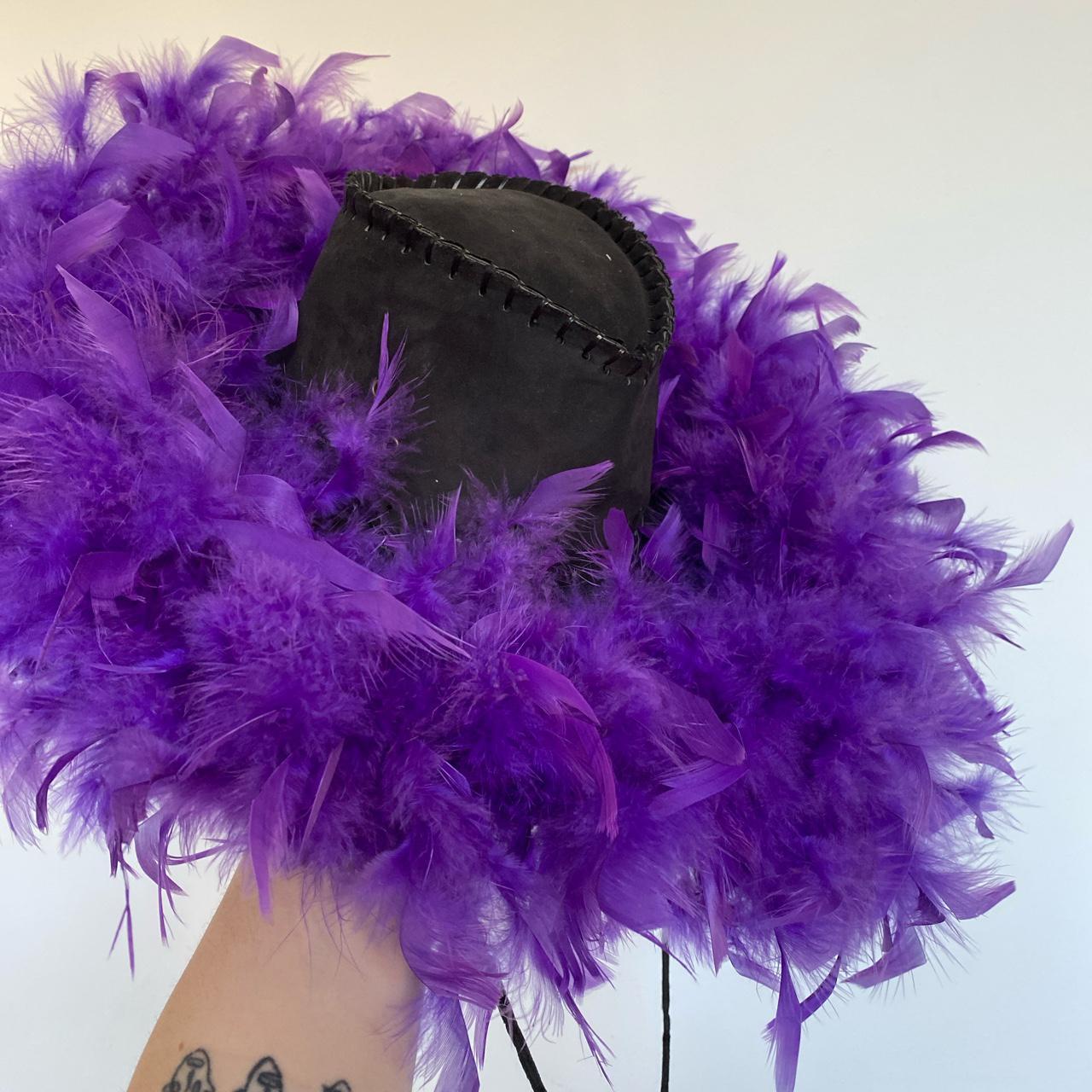 Women's Purple and Black Hat | Depop